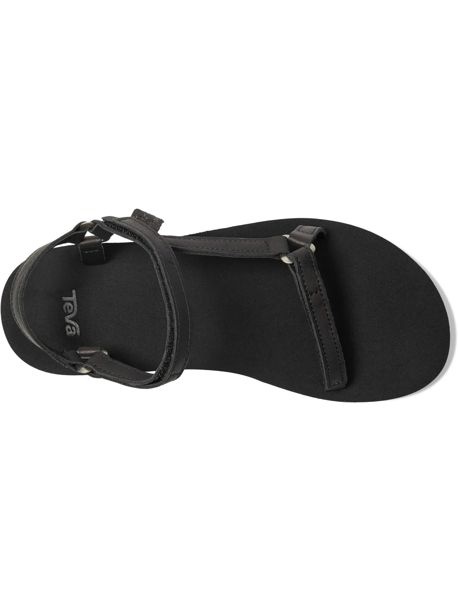 Сандалии Teva Original Universal Slim Lea — изображение 2 из 7, черный/бежевый