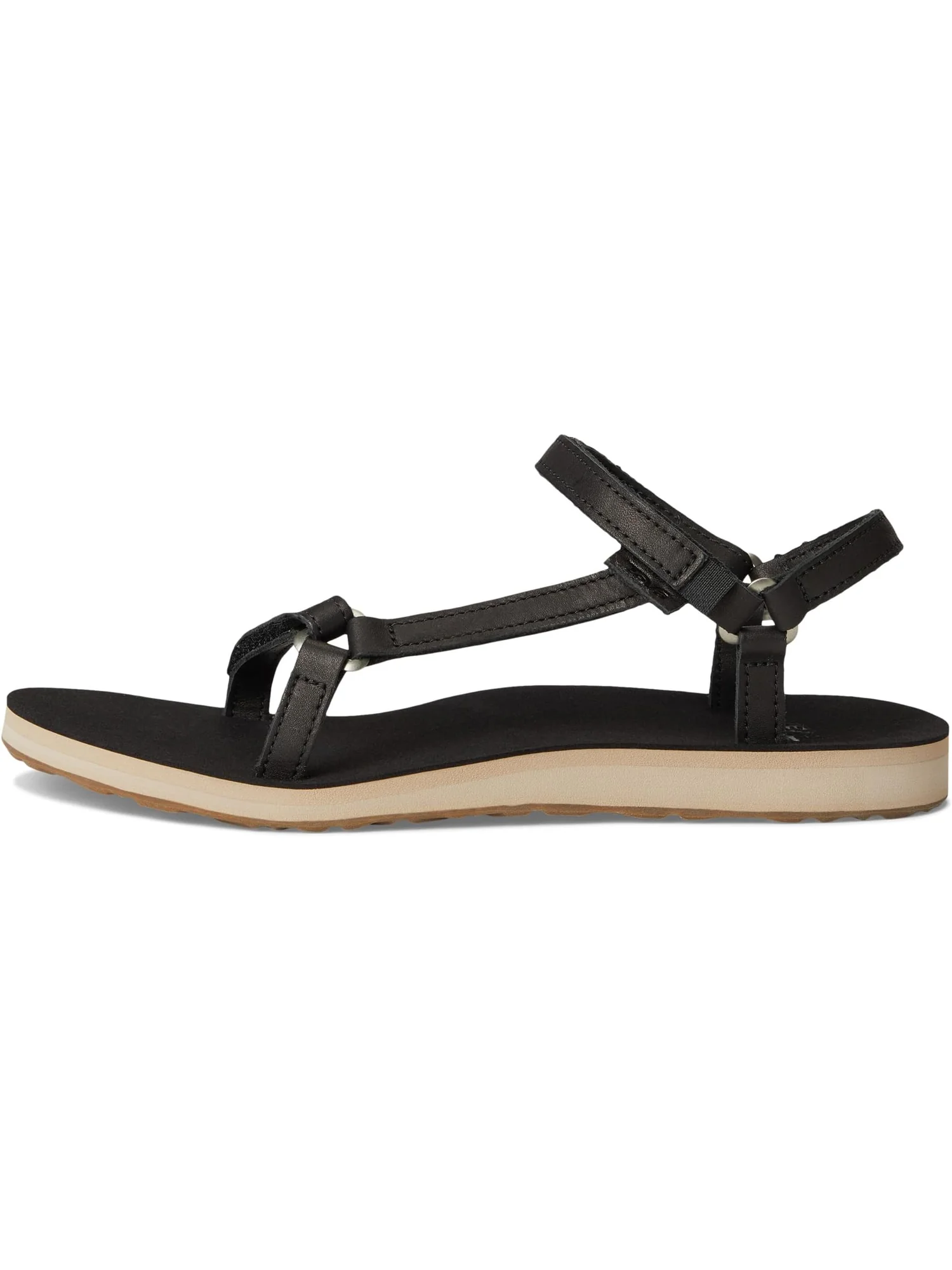 Сандалии Teva Original Universal Slim Lea — изображение 4 из 7, черный/бежевый