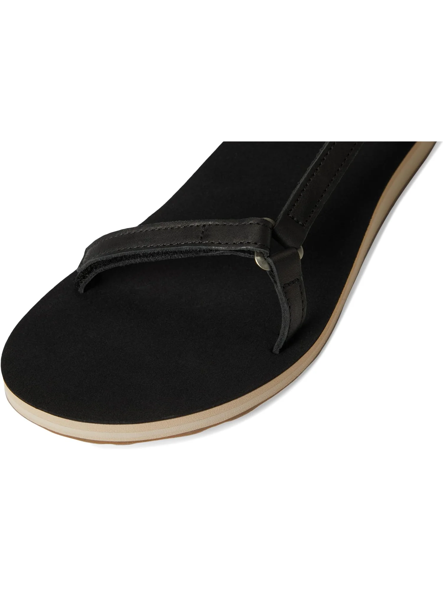 Сандалии Teva Original Universal Slim Lea — изображение 6 из 7, черный/бежевый