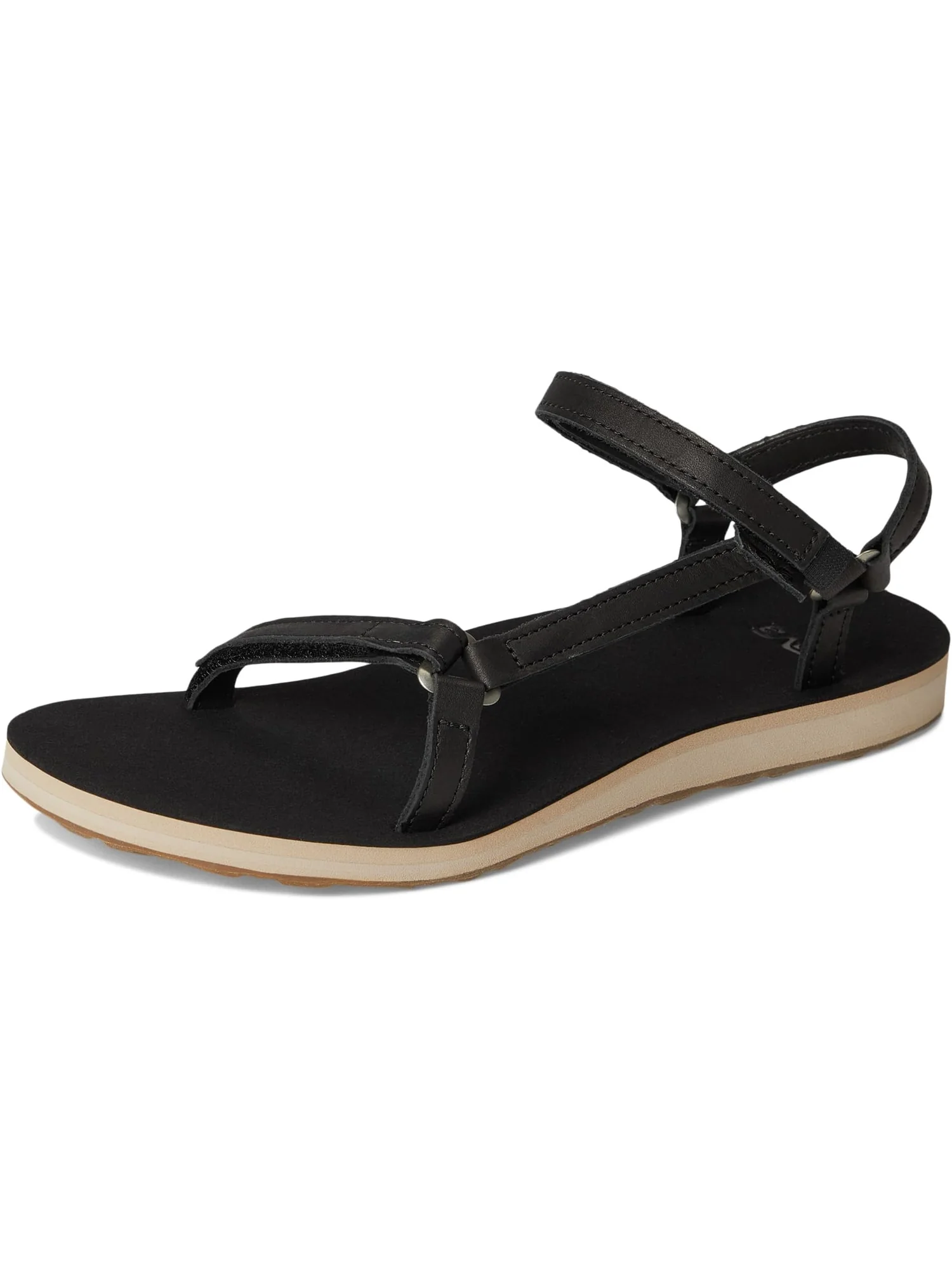 Сандалии Teva Original Universal Slim Lea — изображение 7 из 7, черный/бежевый
