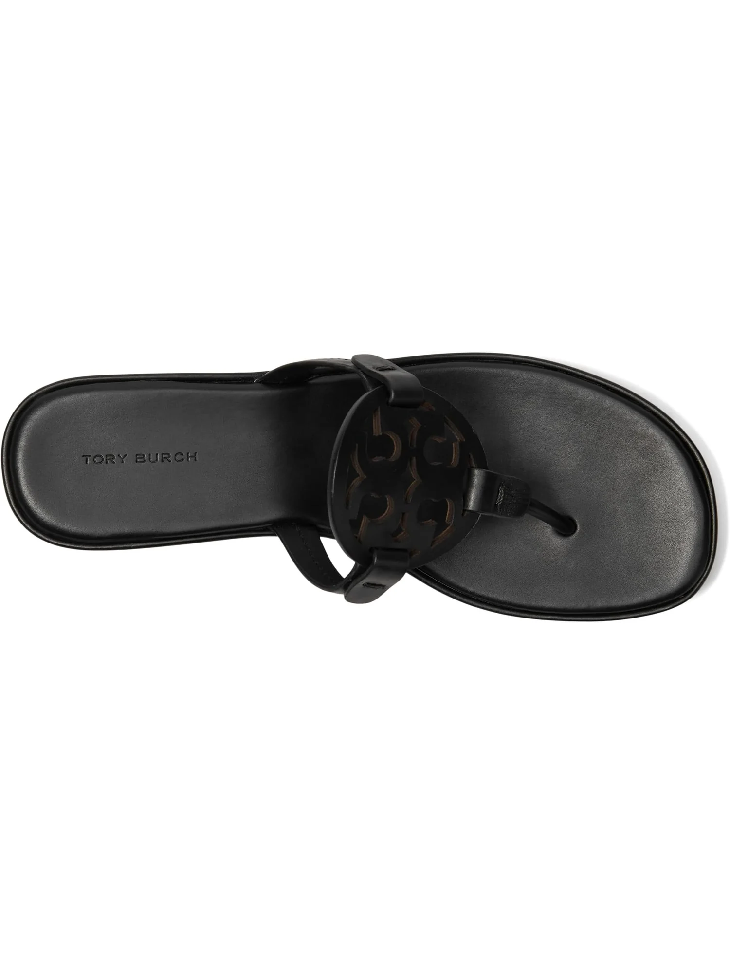 Сандалии Tory Burch Miller Wedge 25 mm — изображение 2 из 7, черный