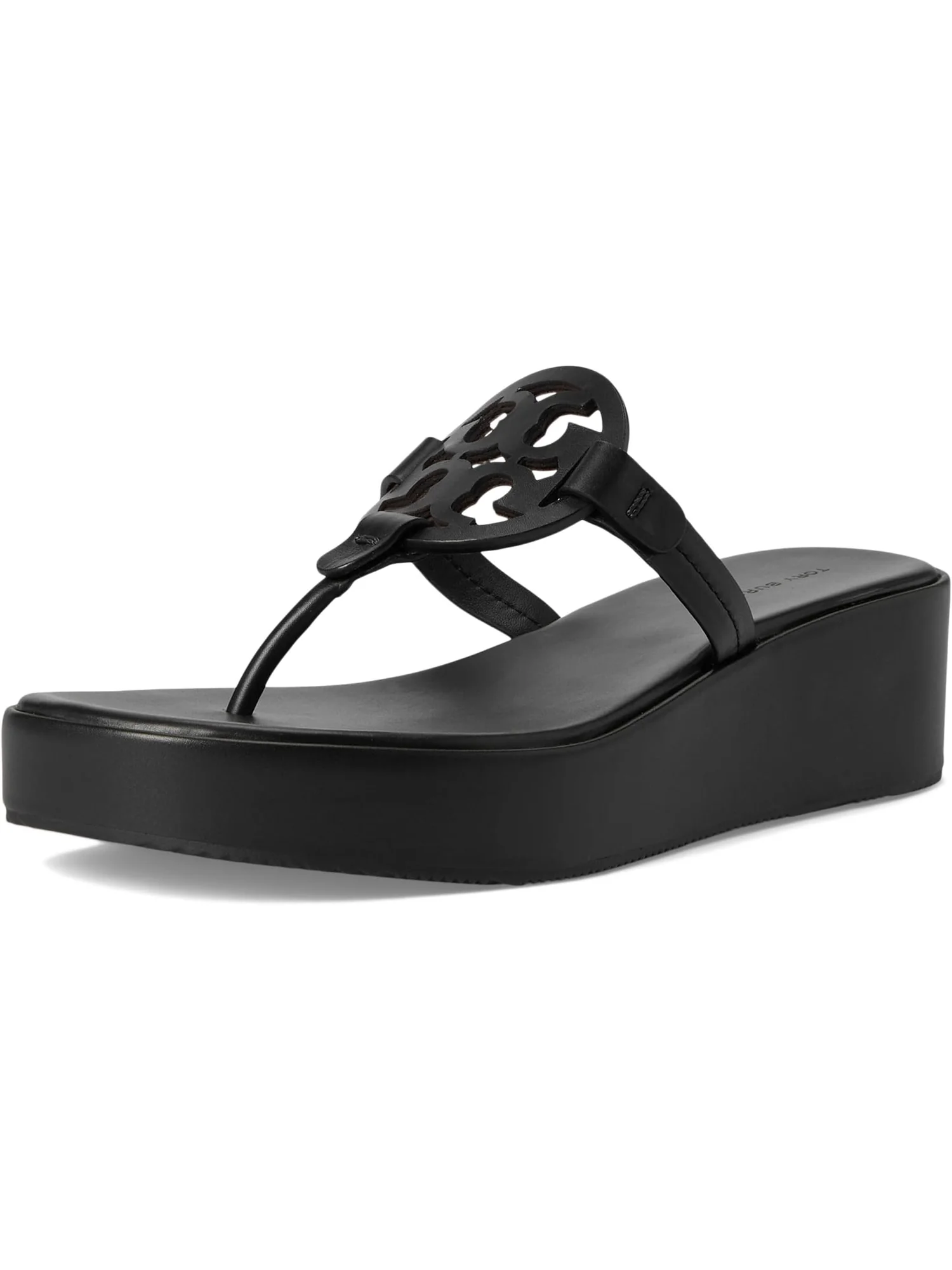 Сандалии Tory Burch Miller Wedge 25 mm — изображение 7 из 7, черный