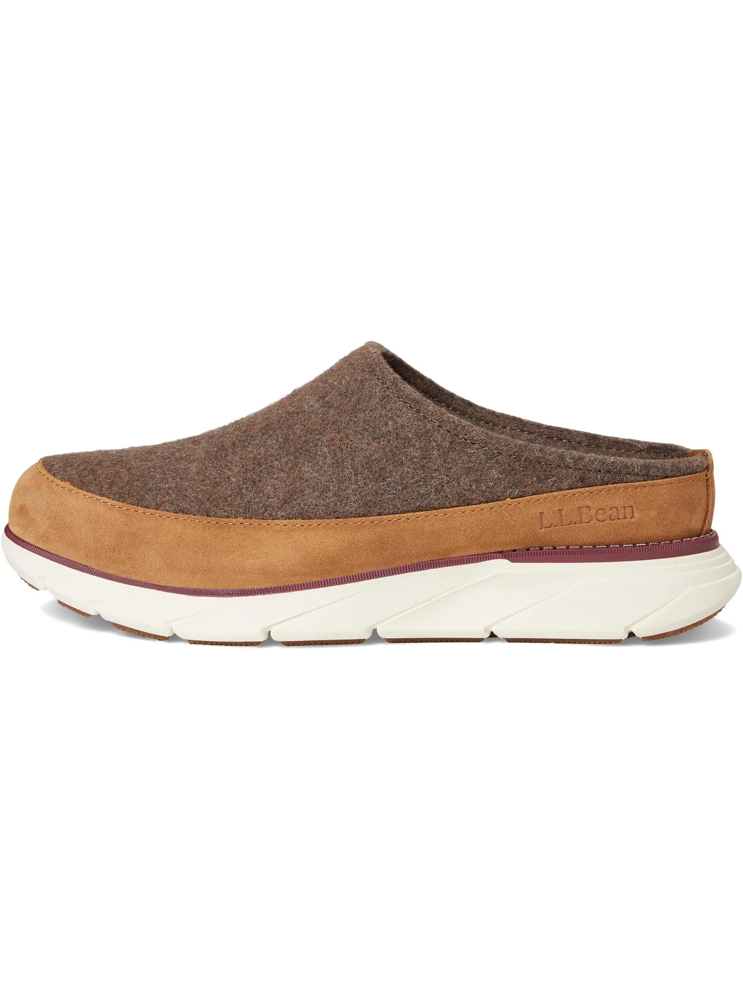 Тапочки L.L.Bean Downeast Clog Wool — изображение 4 из 7, коричневый