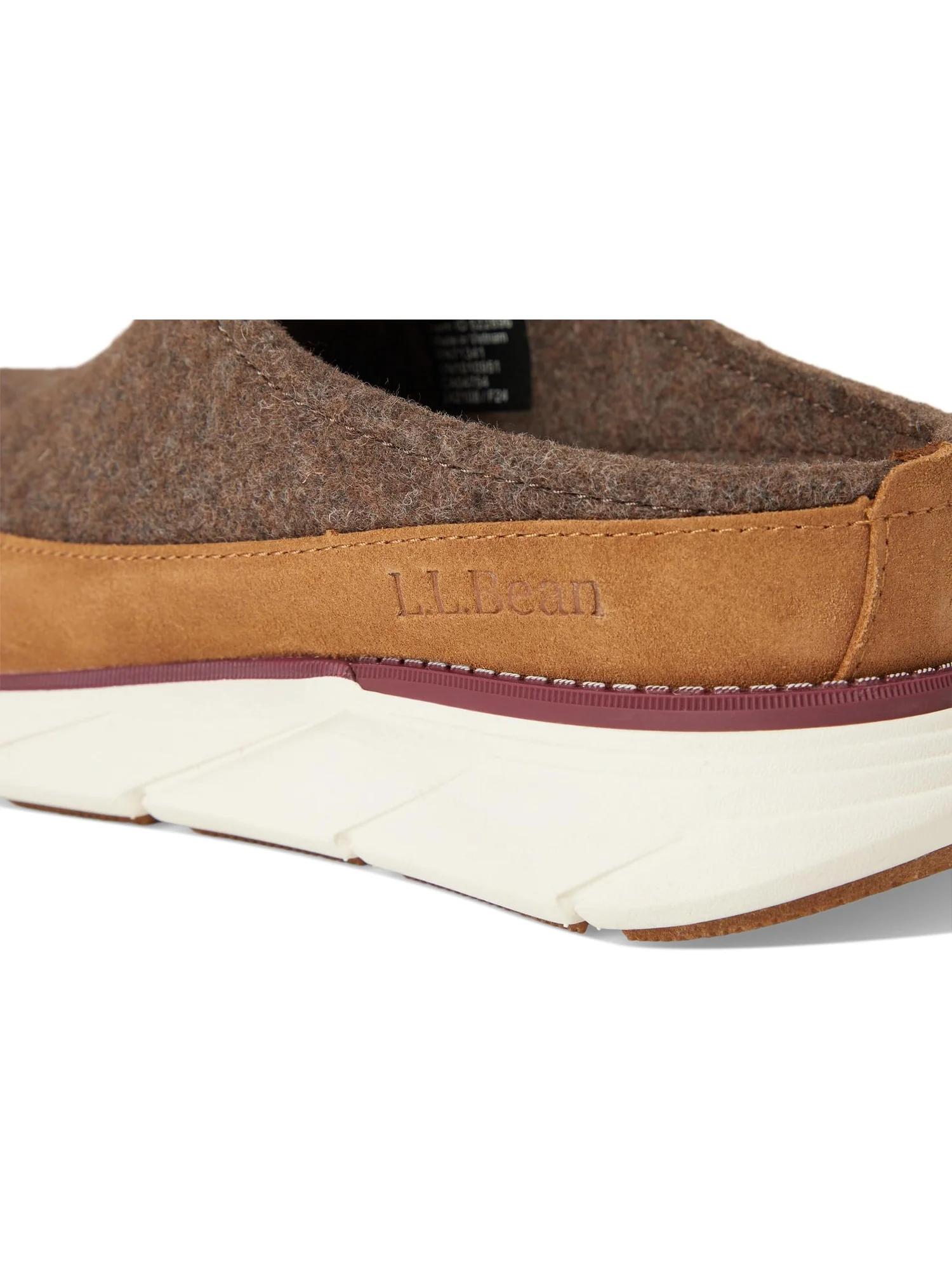 Тапочки L.L.Bean Downeast Clog Wool — изображение 6 из 7, коричневый