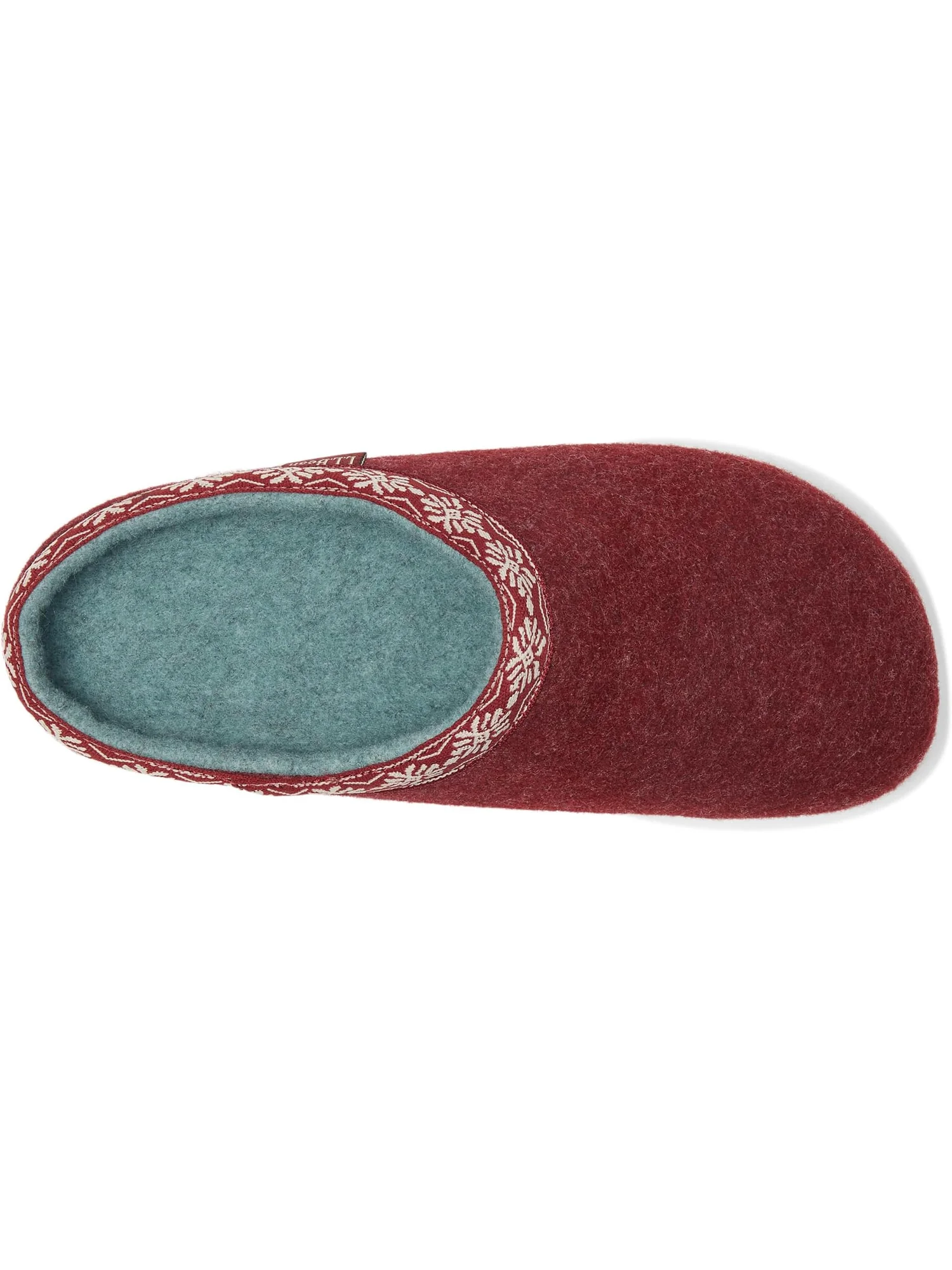 Тапочки L.L.Bean Wool Slipper Clog — изображение 2 из 7, красный