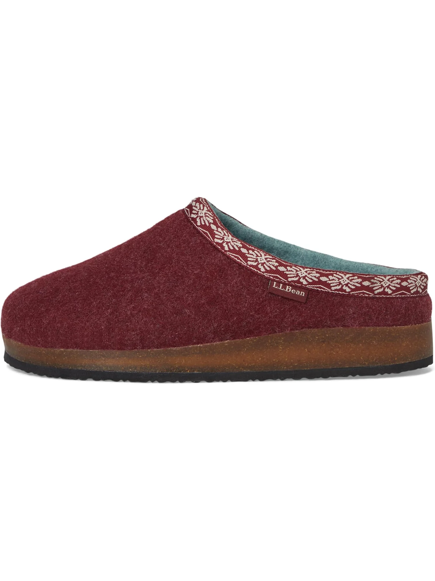 Тапочки L.L.Bean Wool Slipper Clog — изображение 4 из 7, красный