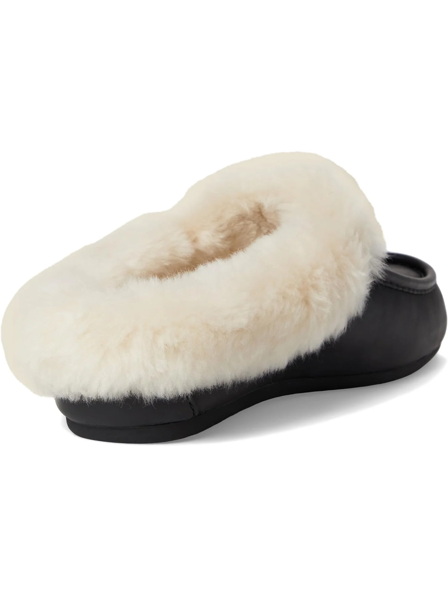 Тапочки UGG Ansley Mule Leather — изображение 5 из 7, черный