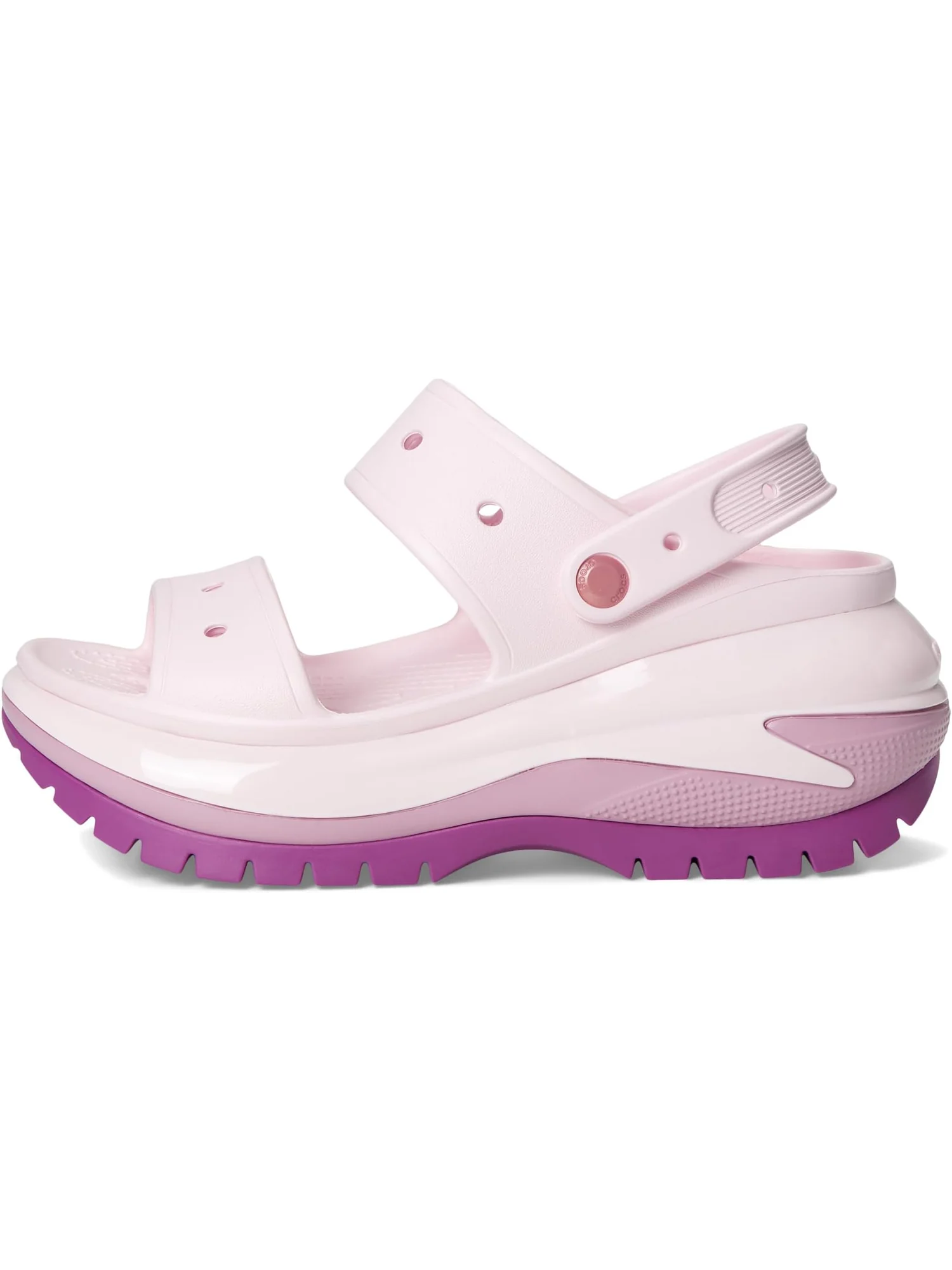 Туфли Crocs Classic Mega Crush Sandal — изображение 4 из 7, гортензия