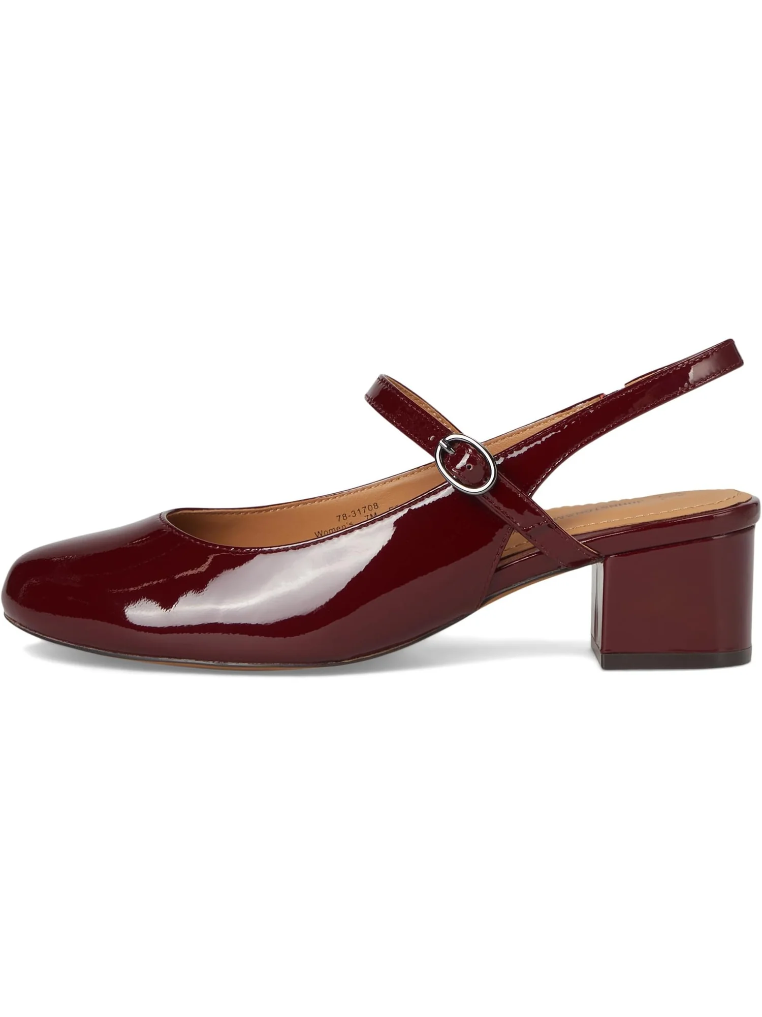 Туфли Johnston & Murphy Sienna Mary Jane Slingback — изображение 4 из 7, красный