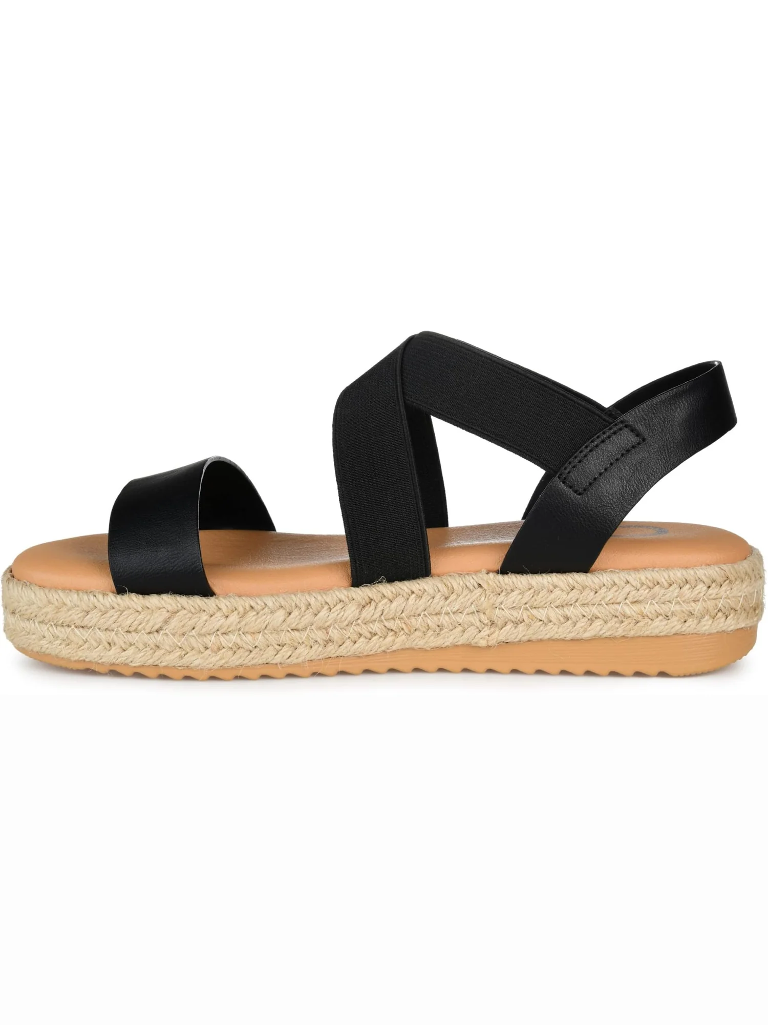 Туфли Journee Collection Comfort Foam Caroline Sandal — изображение 4 из 7, черный