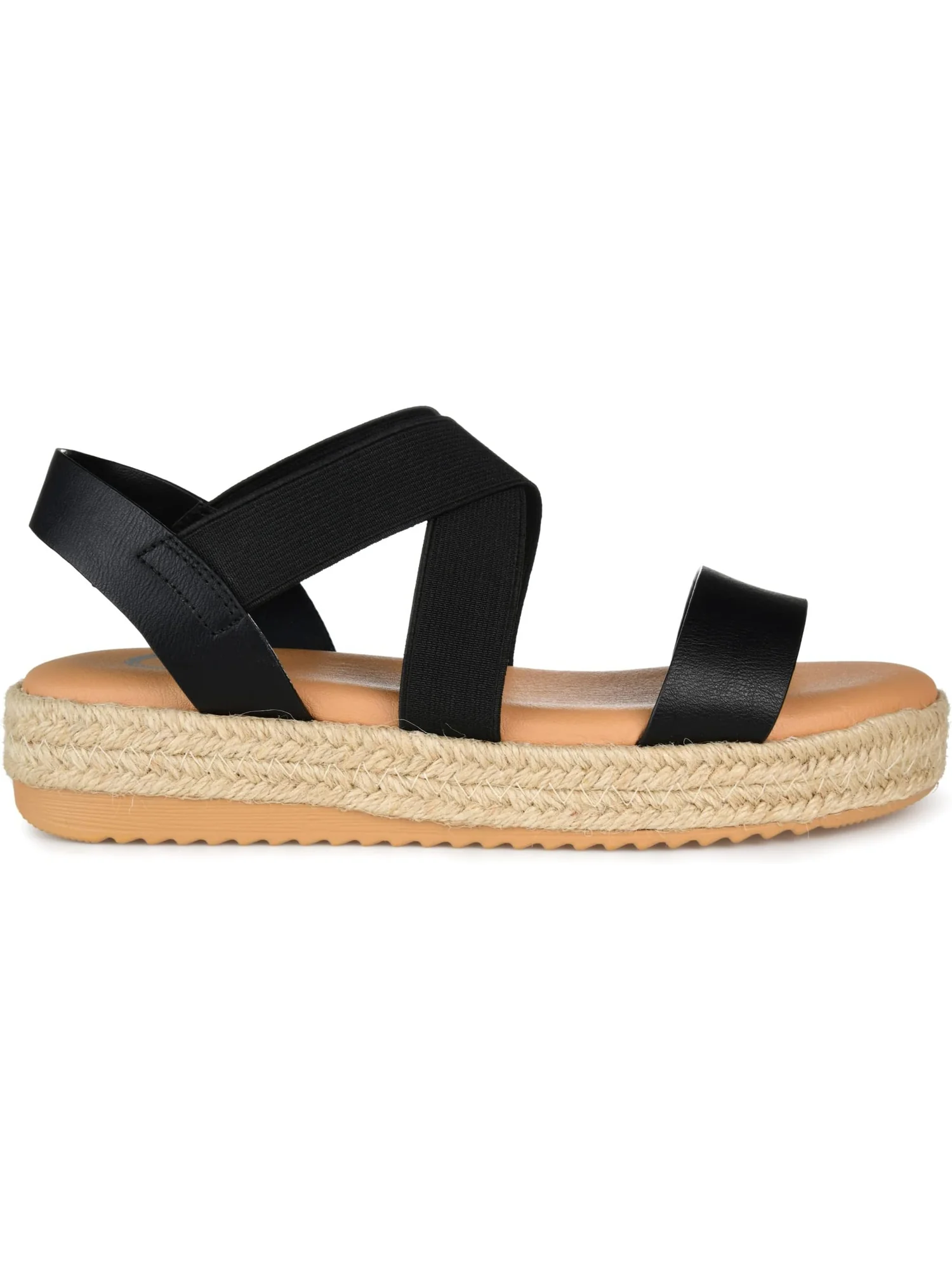 Туфли Journee Collection Comfort Foam Caroline Sandal — изображение 6 из 7, черный