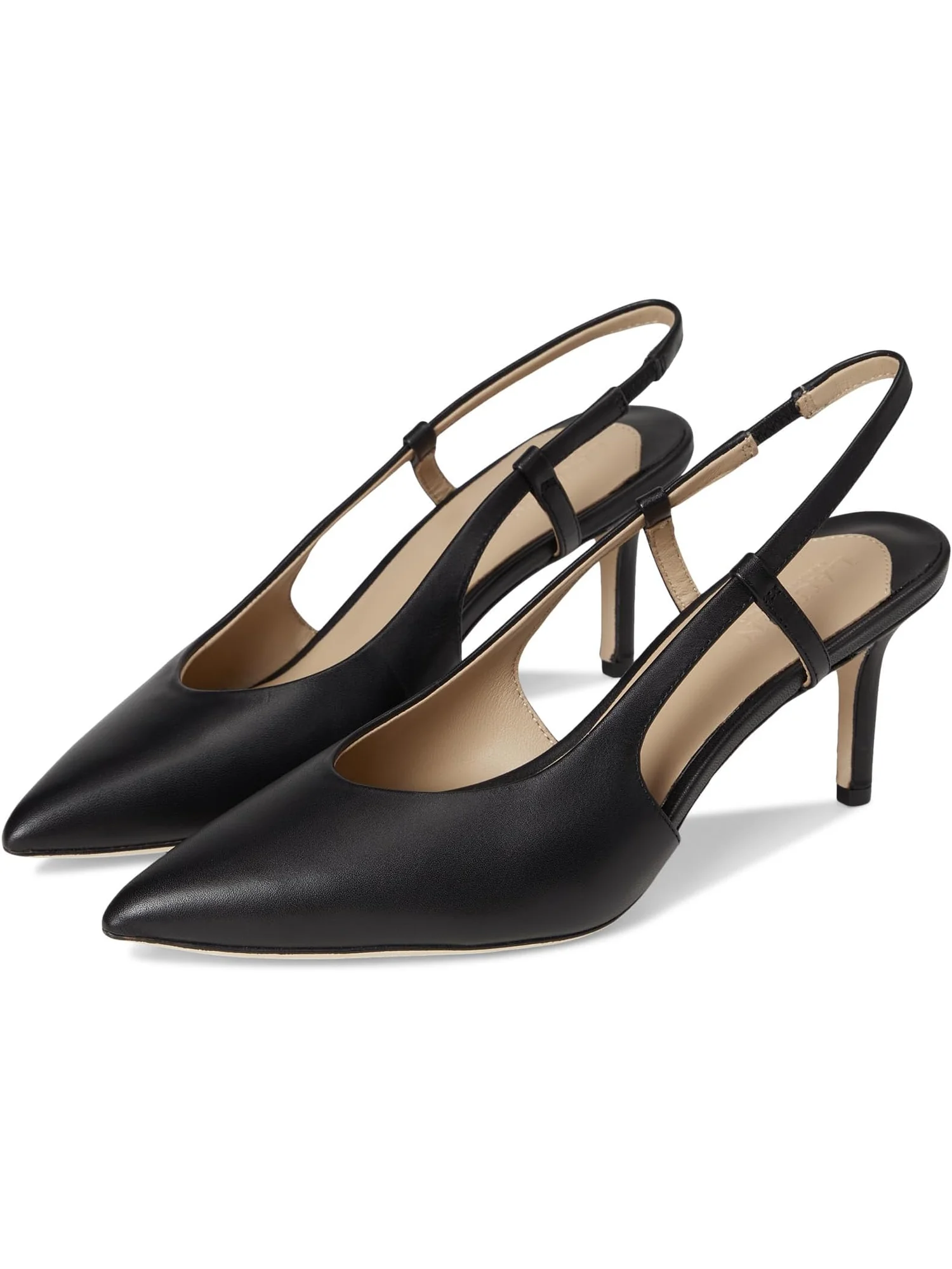 Туфли Lauren Ralph Lauren Khloe Leather Slingback Pumps — черный
