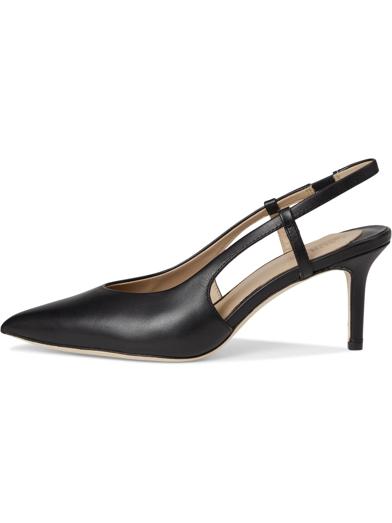 Туфли Lauren Ralph Lauren Khloe Leather Slingback Pumps — изображение 4 из 7, черный