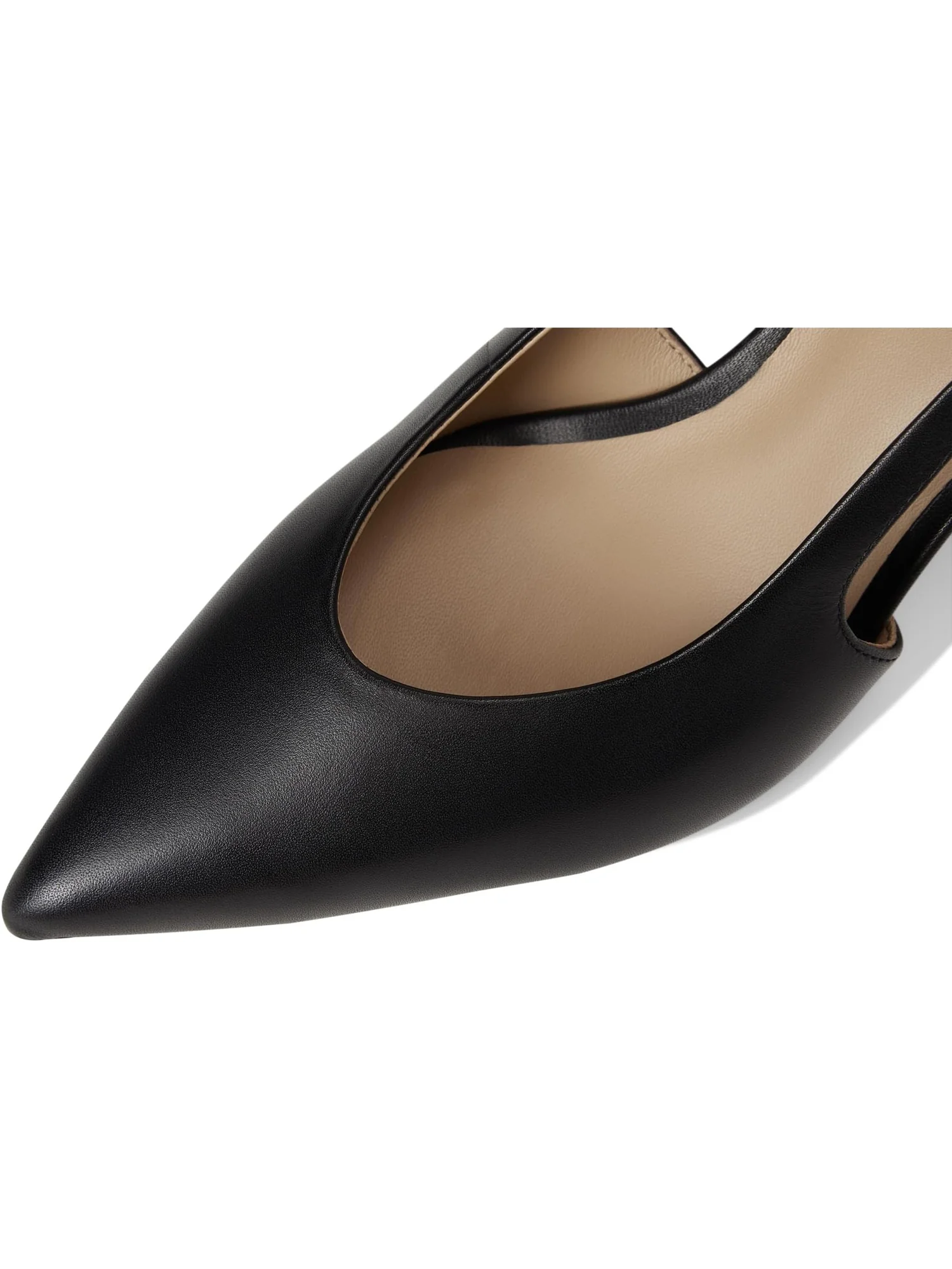 Туфли Lauren Ralph Lauren Khloe Leather Slingback Pumps — изображение 6 из 7, черный