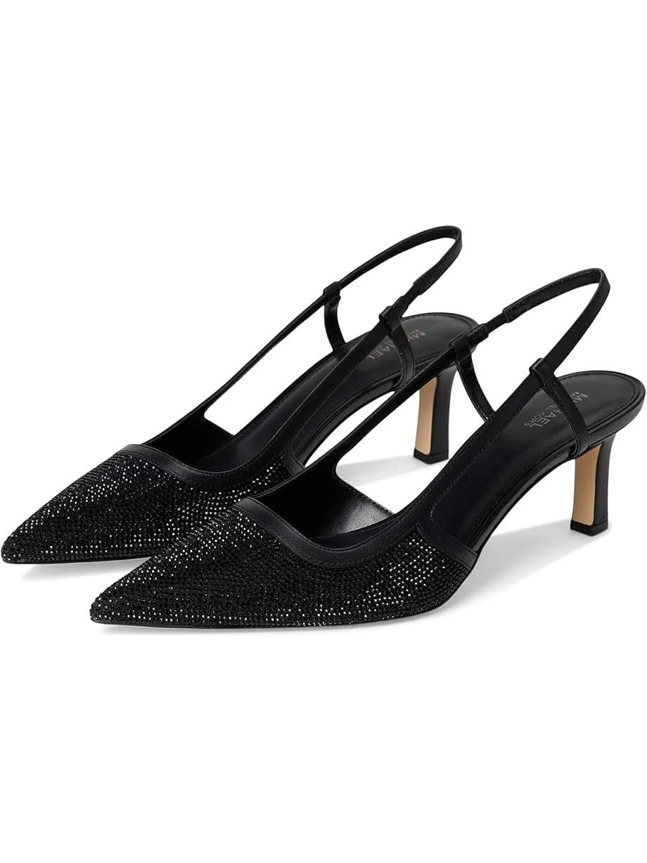 Женские босоножки-шпильки MICHAEL Michael Kors Alora Mid Sling — изображение 1 из 7, черный