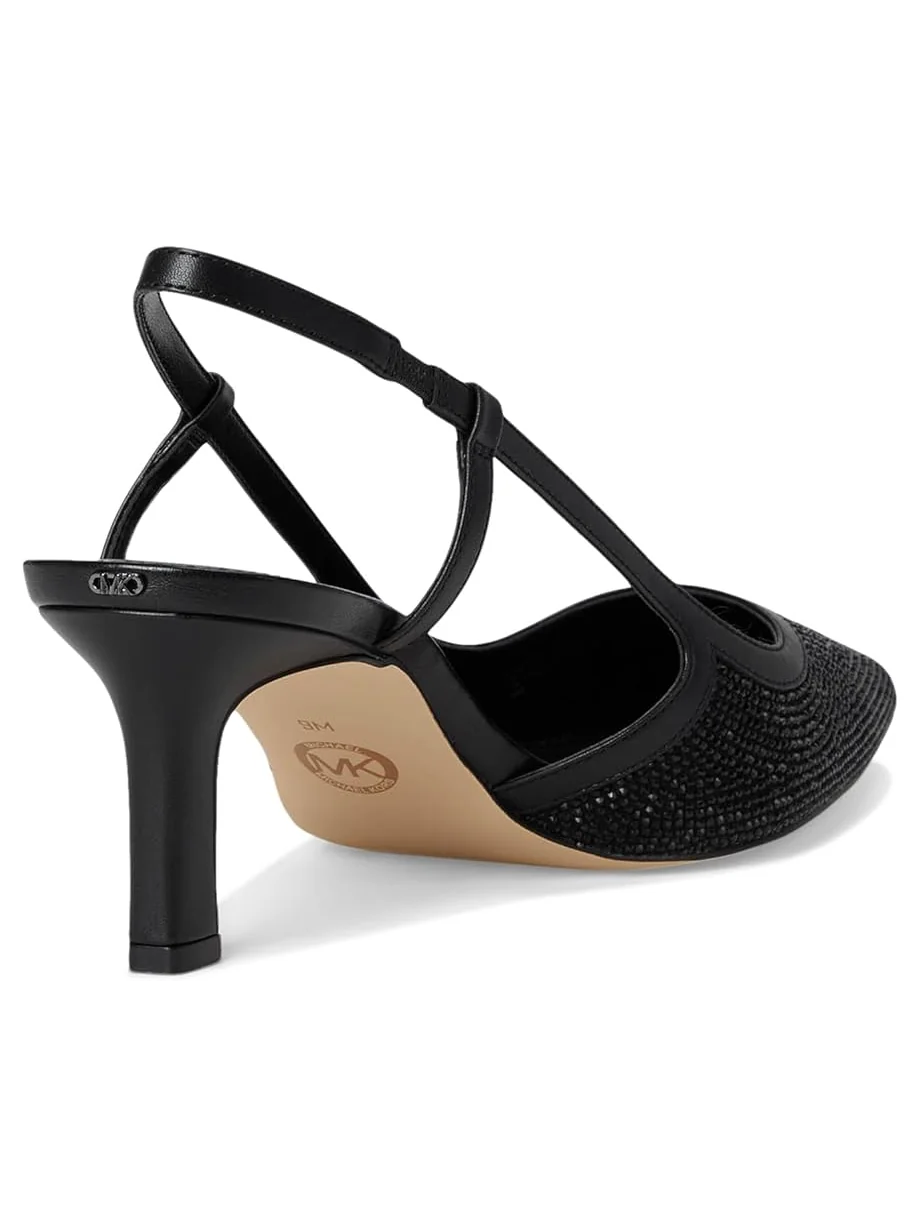 Женские босоножки-шпильки MICHAEL Michael Kors Alora Mid Sling — изображение 5 из 7, черный