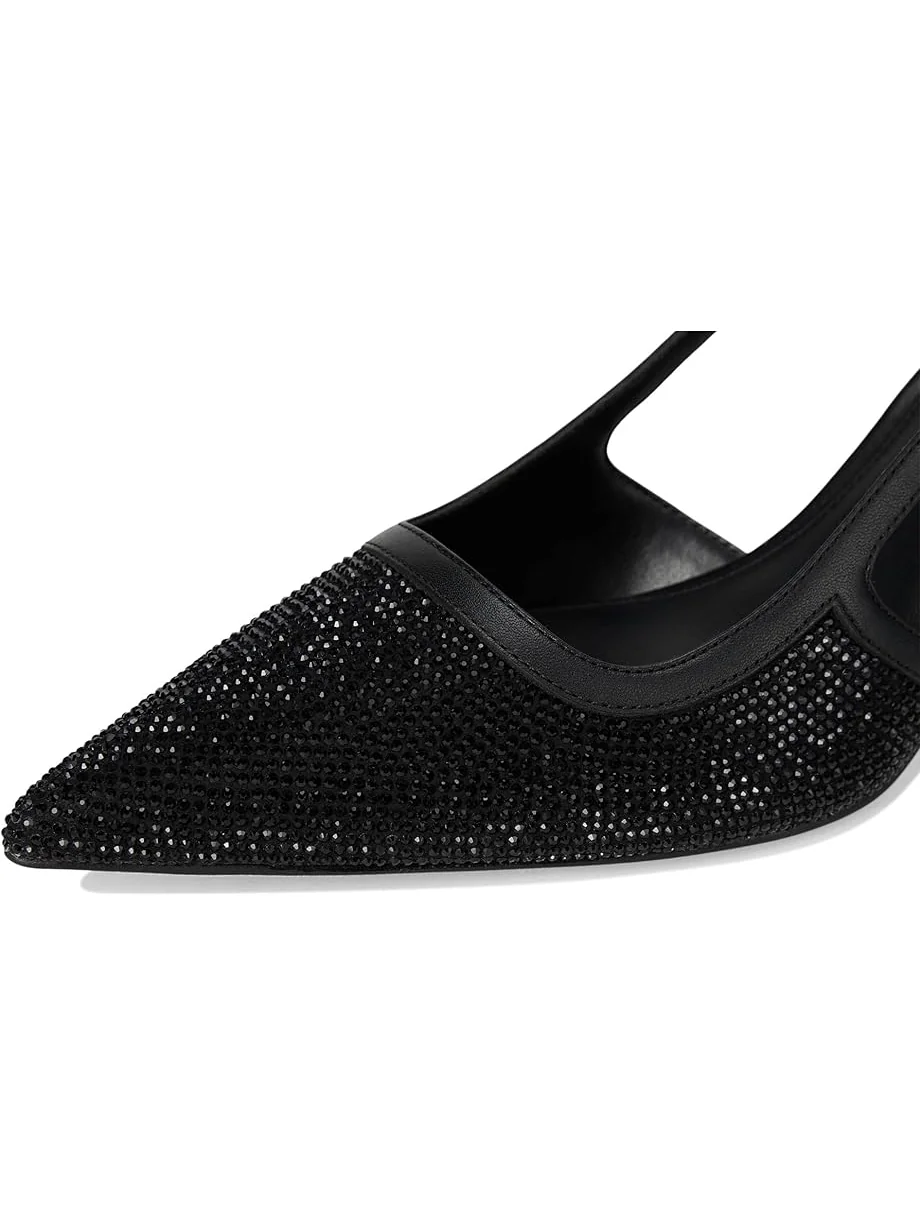 Женские босоножки-шпильки MICHAEL Michael Kors Alora Mid Sling — изображение 6 из 7, черный