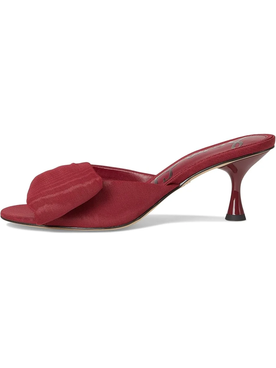 Женские босоножки на каблуке Sam Edelman Ragan Strappy — изображение 4 из 7, красный