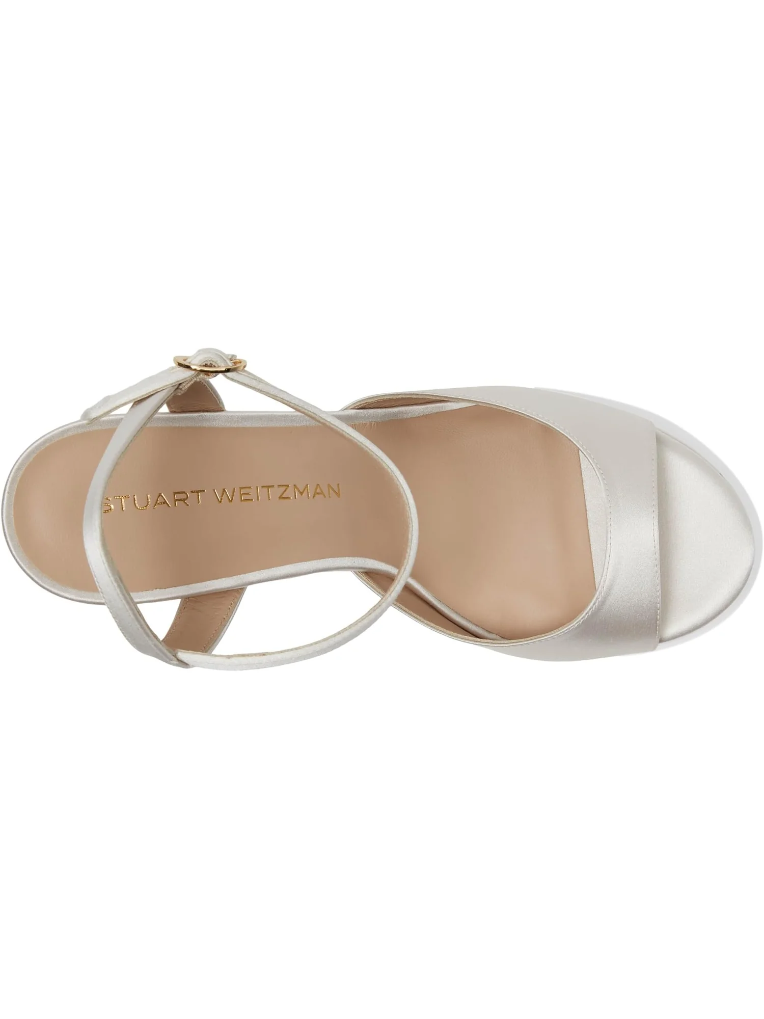 Туфли Stuart Weitzman Dayna Ii Platform — изображение 2 из 7, кремовый
