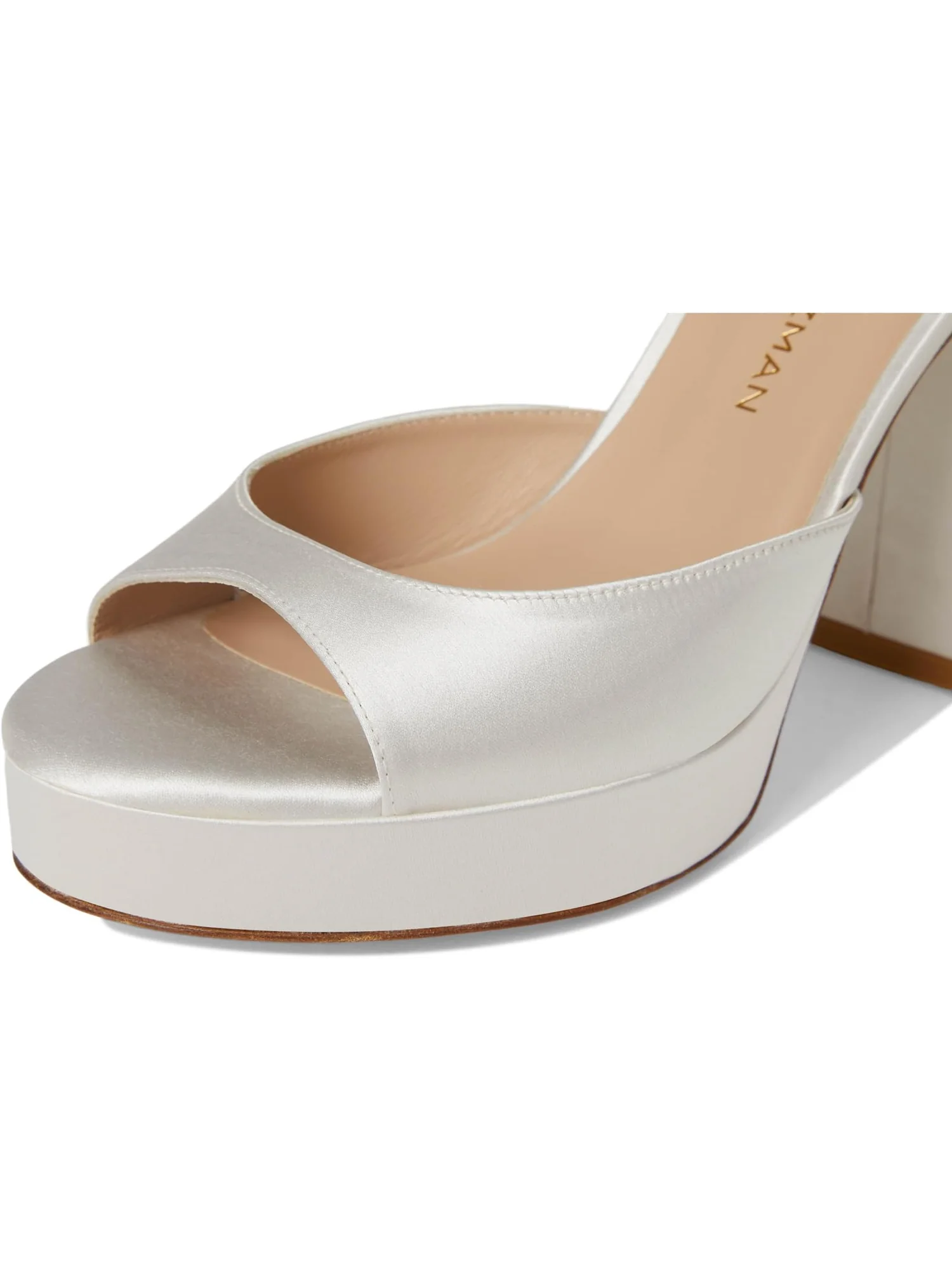 Туфли Stuart Weitzman Dayna Ii Platform — изображение 6 из 7, кремовый