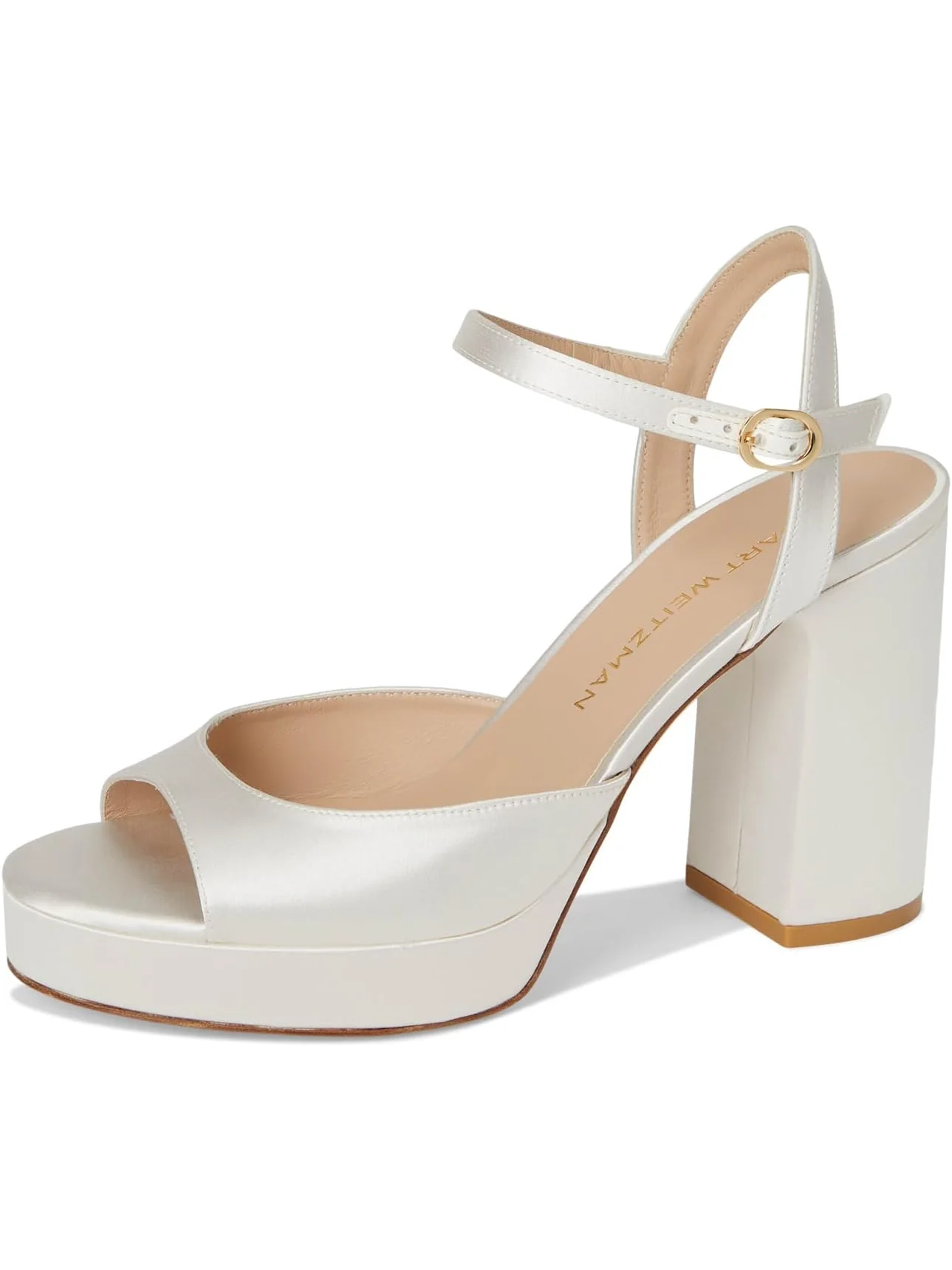 Туфли Stuart Weitzman Dayna Ii Platform — изображение 7 из 7, кремовый