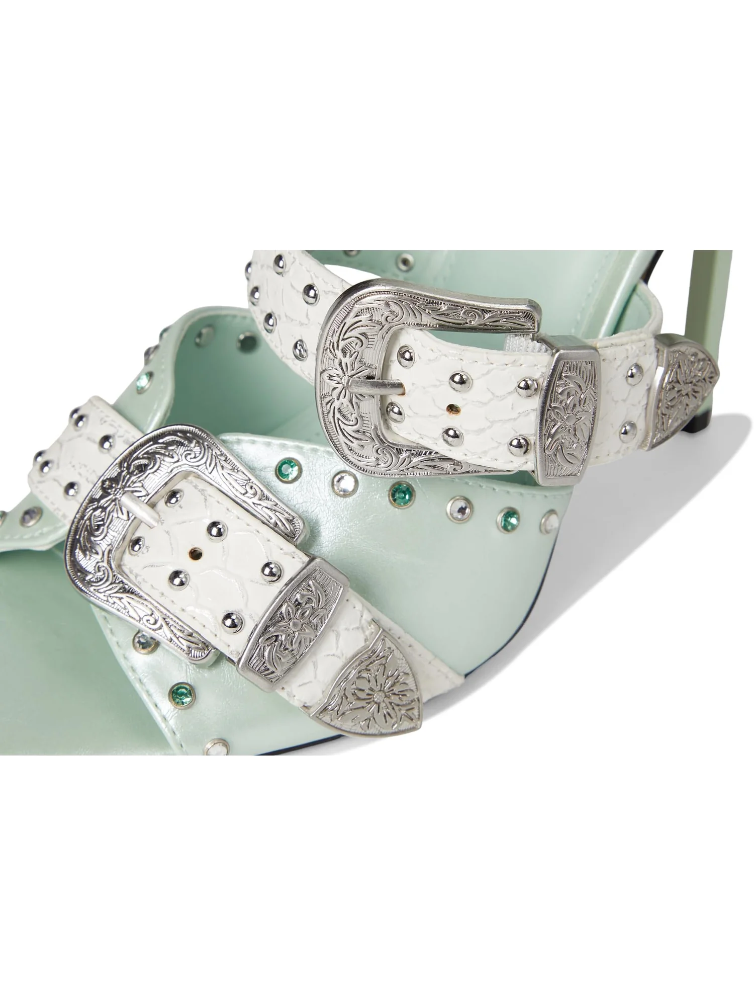 Туфли Steve Madden Women's Saddle — изображение 5 из 6, голубой мульти
