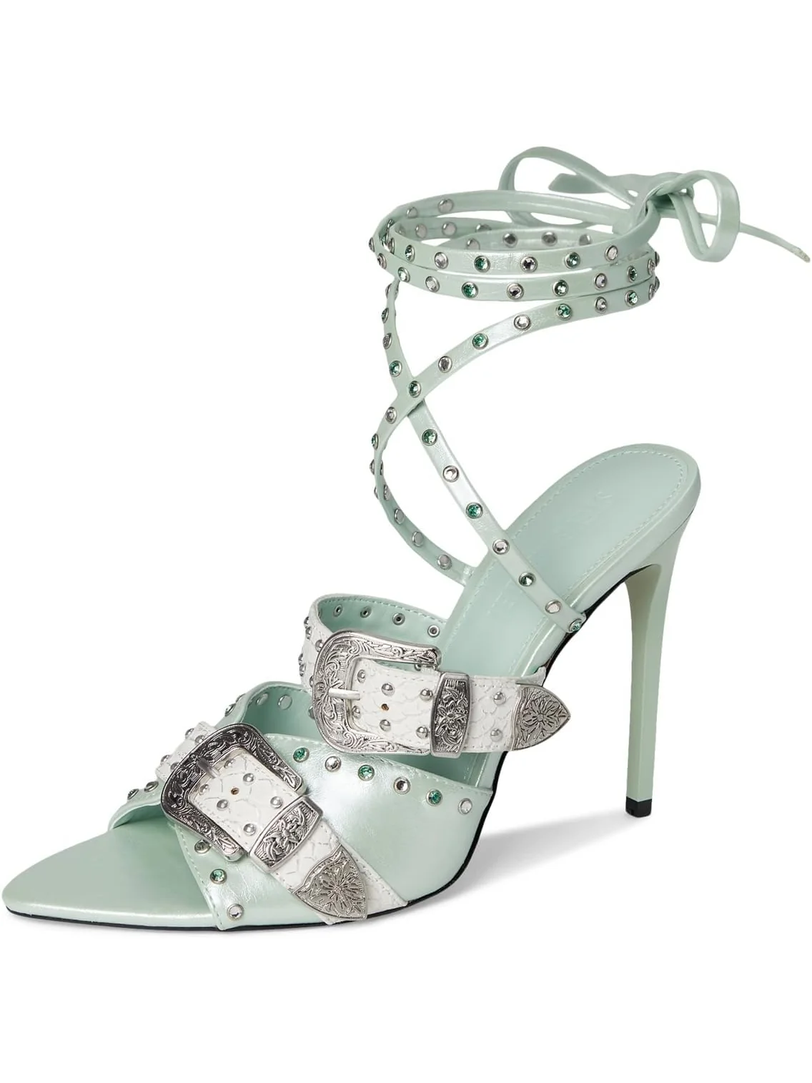 Туфли Steve Madden Women's Saddle — изображение 6 из 6, голубой мульти