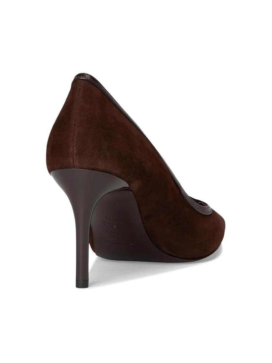 Женские туфли Tory Burch Double T Buckle Pumps 80mm — изображение 5 из 7, коричневый