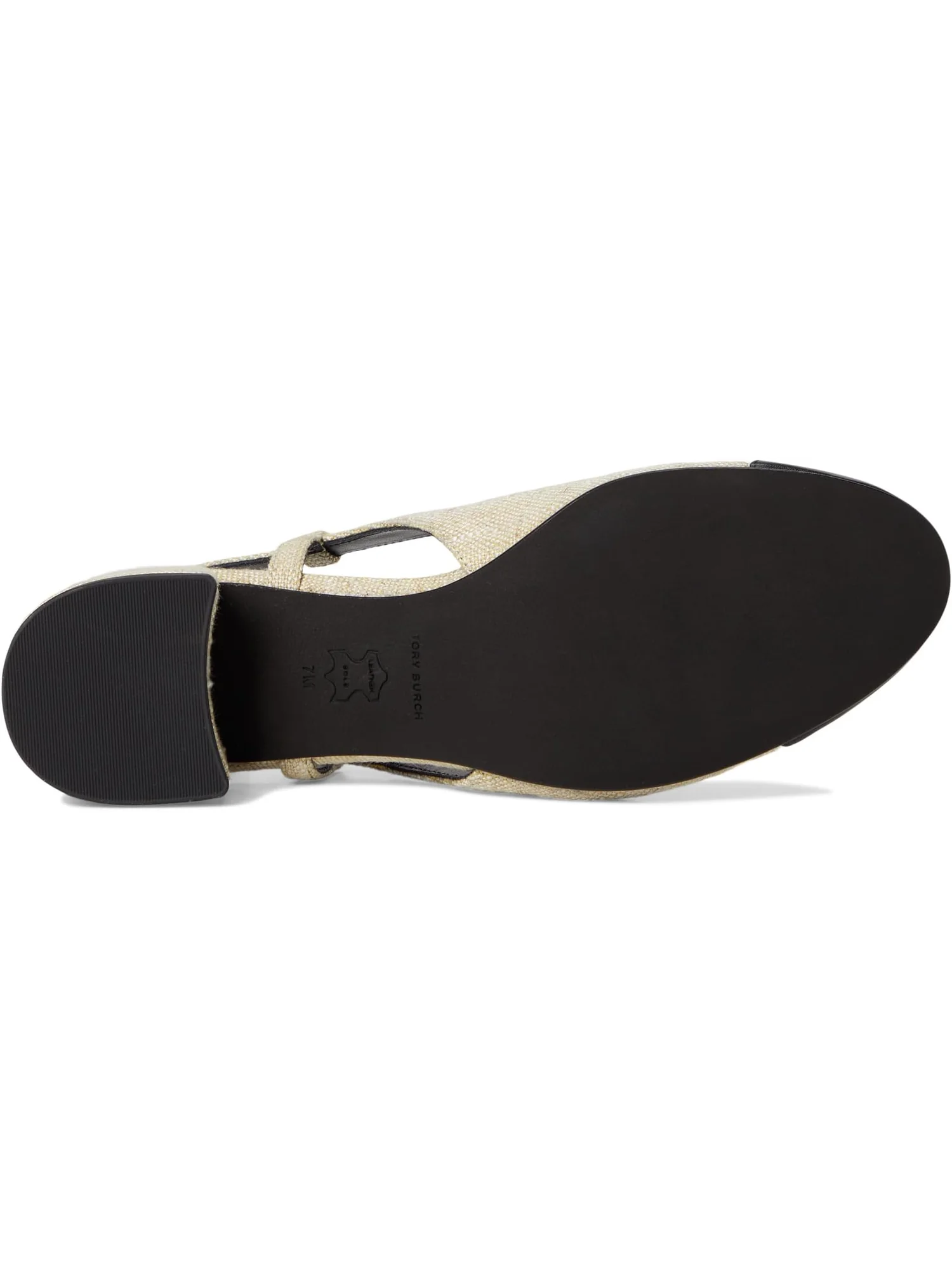 Туфли Tory Burch Cap-Toe Slingback 45mm — изображение 3 из 7, черный