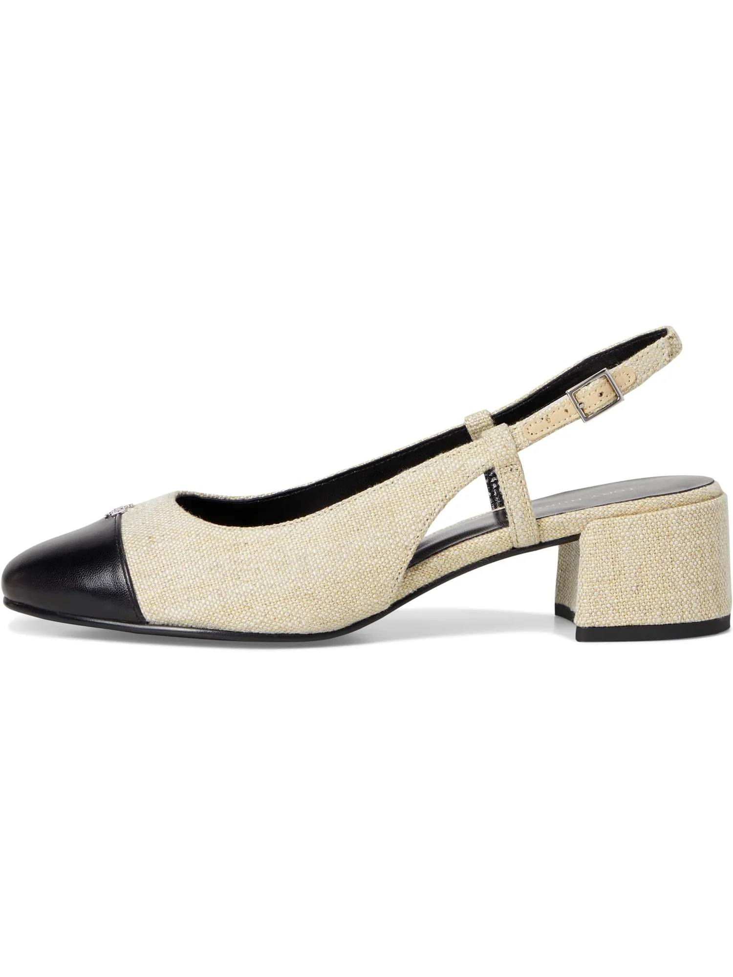 Туфли Tory Burch Cap-Toe Slingback 45mm — изображение 4 из 7, черный