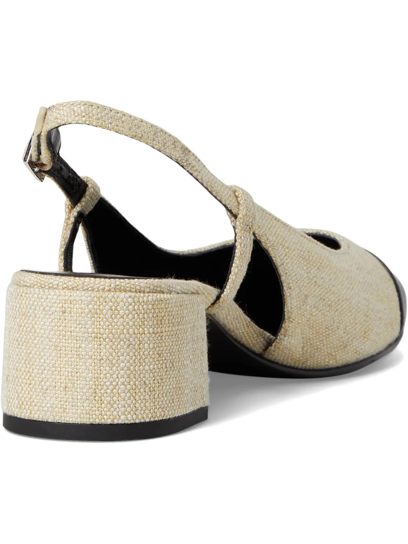 Туфли Tory Burch Cap-Toe Slingback 45mm — изображение 5 из 7, черный