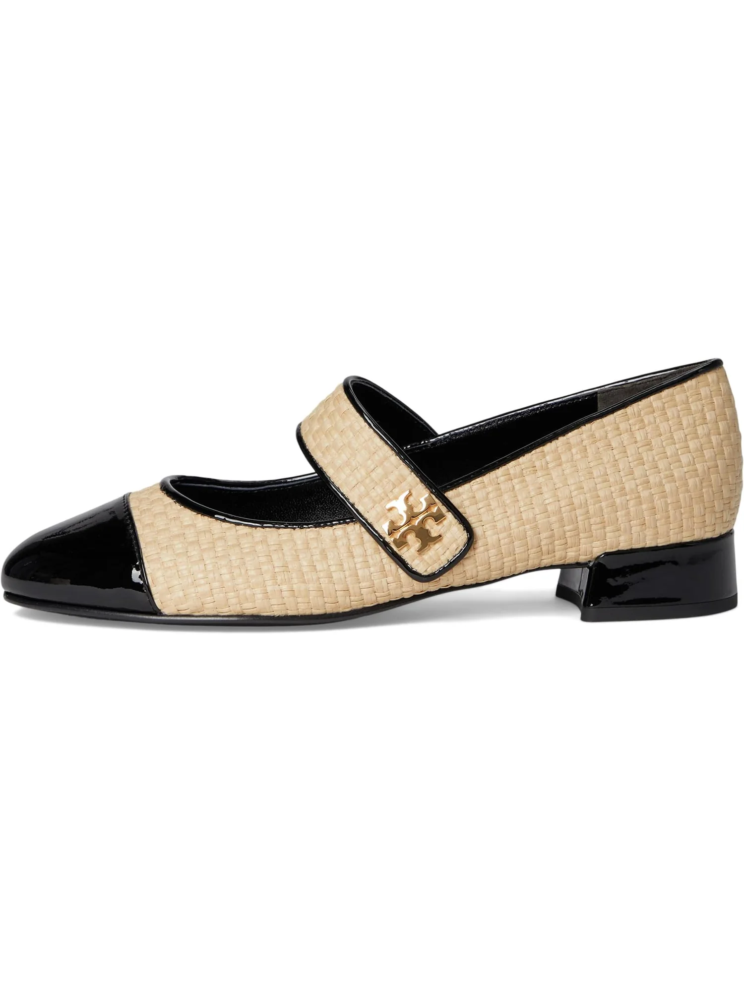 Туфли Tory Burch Cap-Toe Mary Jane Heel Ballet 25mm — изображение 4 из 7, натуральный/черный