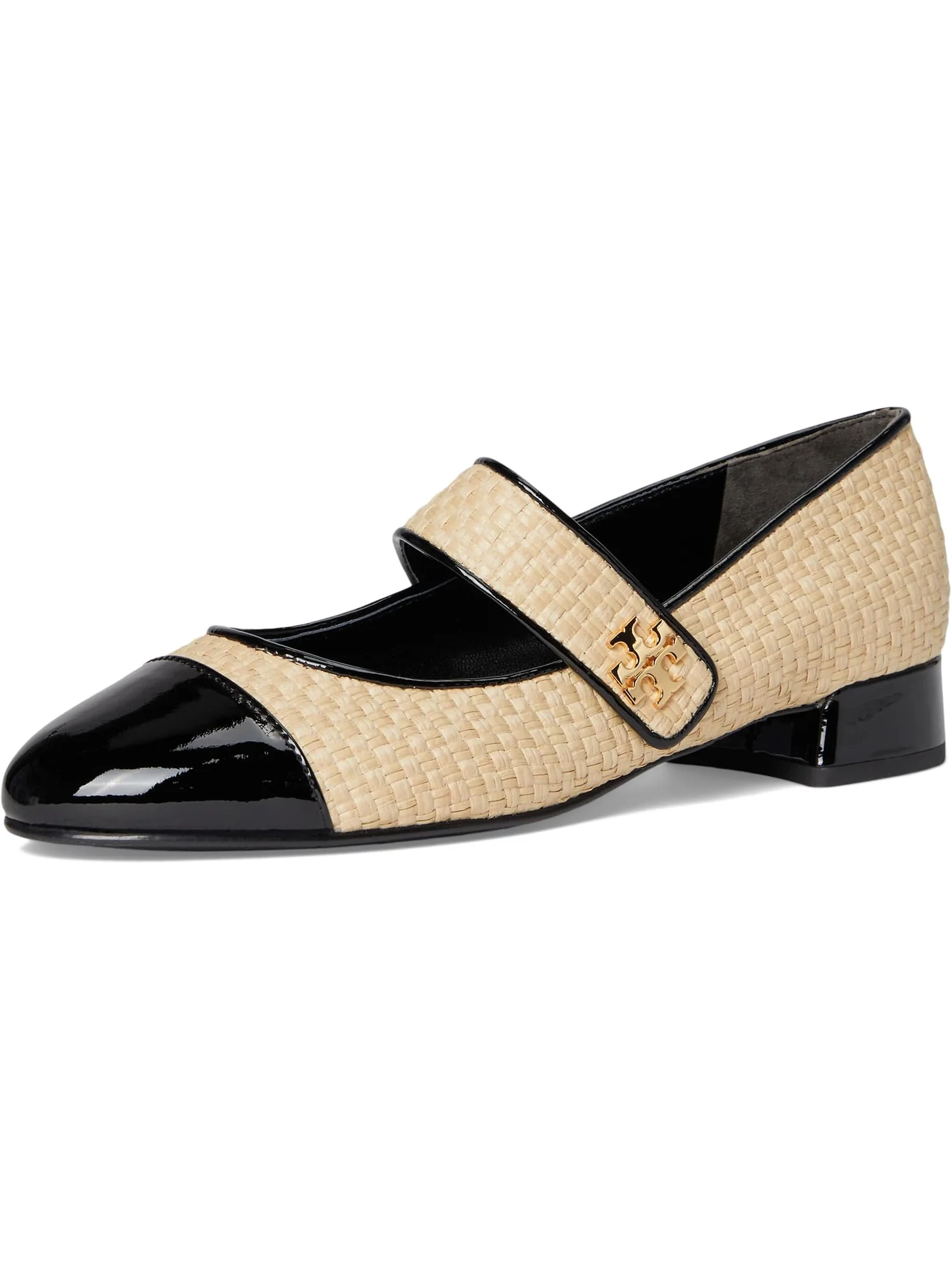 Туфли Tory Burch Cap-Toe Mary Jane Heel Ballet 25mm — изображение 7 из 7, натуральный/черный