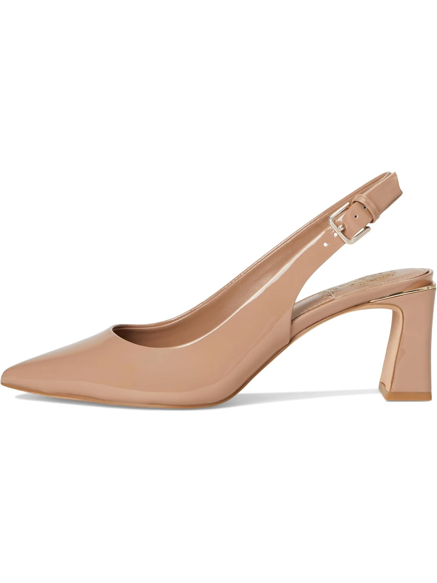 Туфли Vince Camuto Hamden Buckle Slingback Pump — изображение 4 из 7, чайный латте