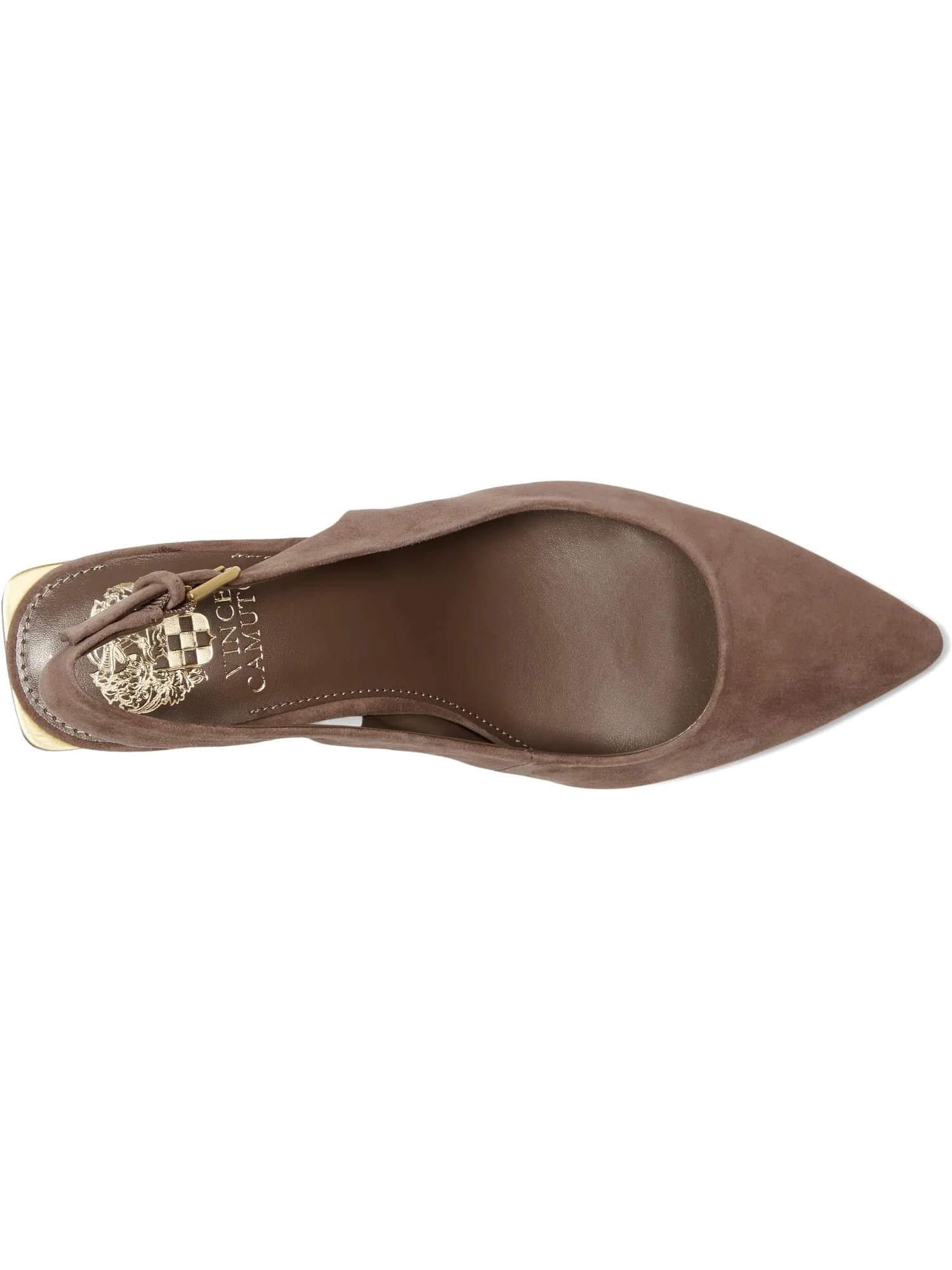 Туфли Vince Camuto Women's Hamden Buckle Slingback Pump — изображение 2 из 7, бежевый