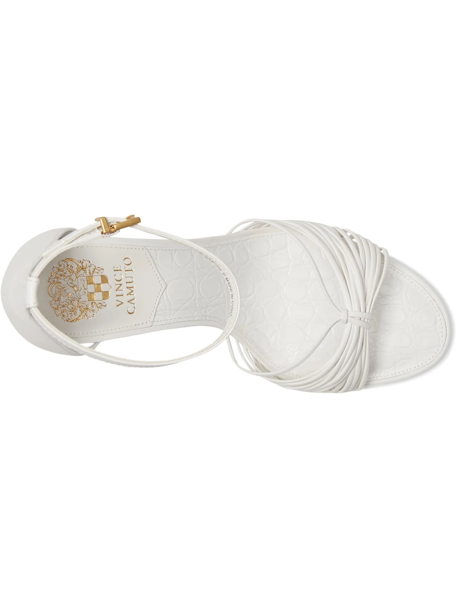 Туфли Vince Camuto Blaine Strappy Band High Heel Sandals — изображение 2 из 7, белый