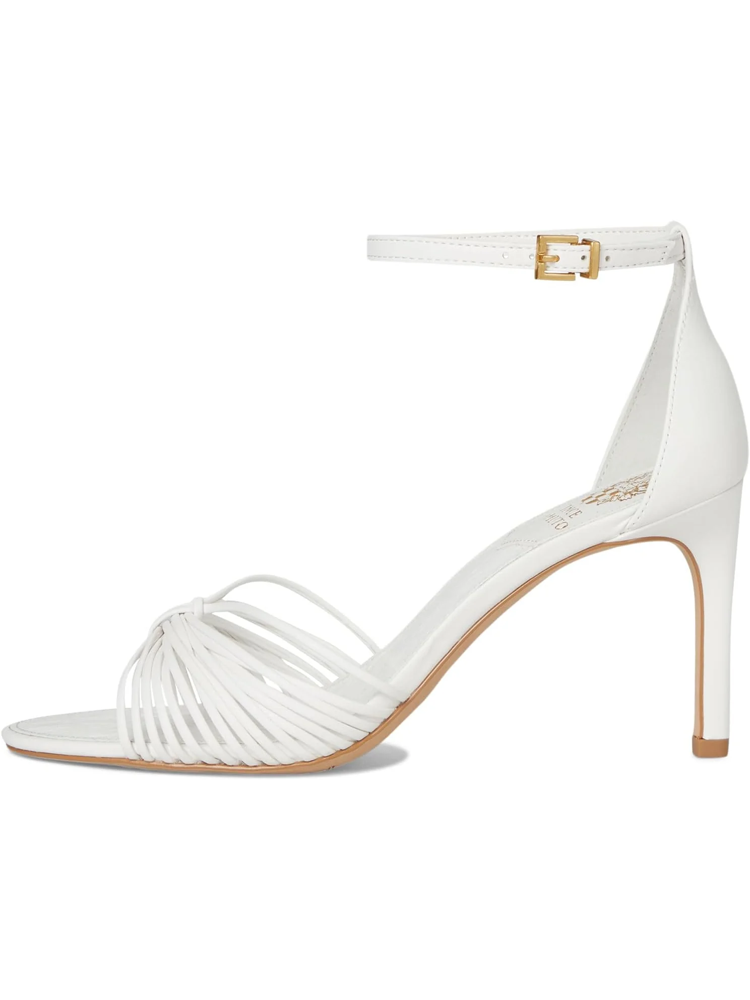 Туфли Vince Camuto Blaine Strappy Band High Heel Sandals — изображение 4 из 7, белый