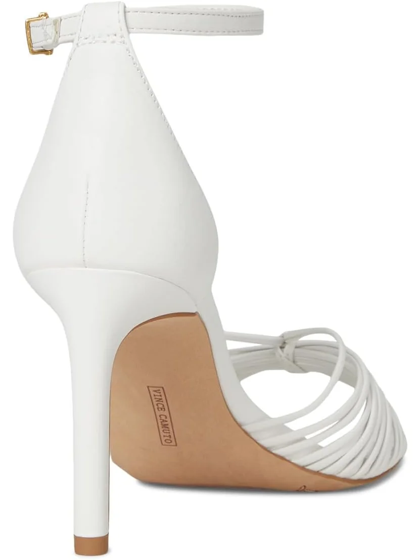 Туфли Vince Camuto Blaine Strappy Band High Heel Sandals — изображение 5 из 7, белый