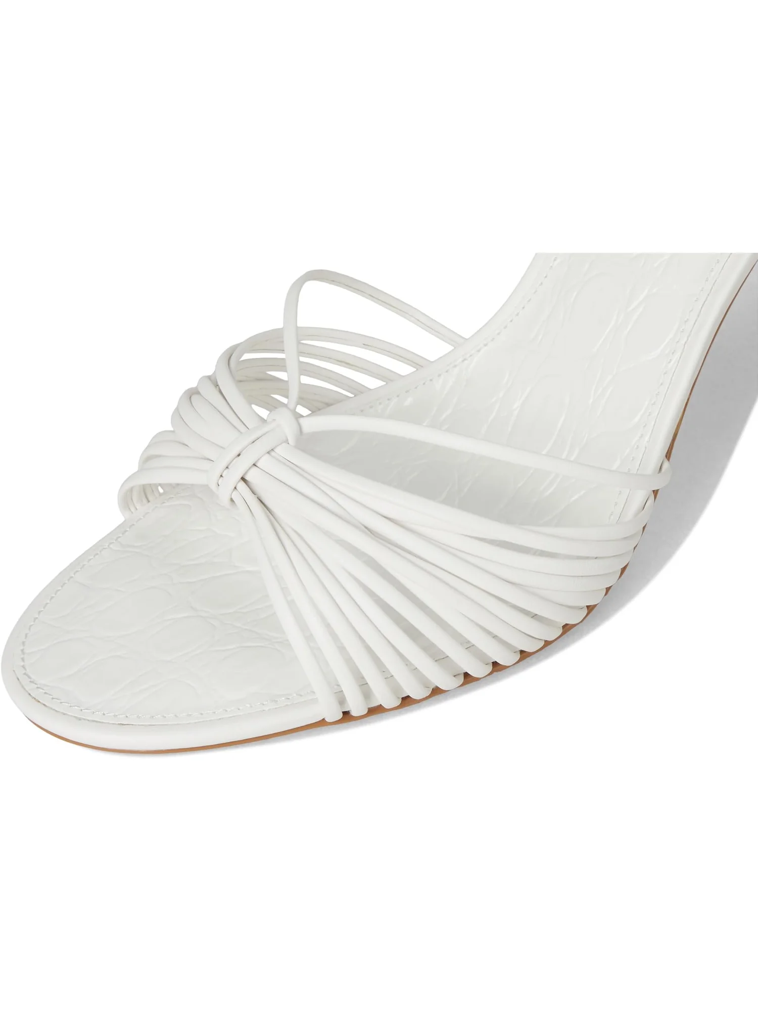 Туфли Vince Camuto Blaine Strappy Band High Heel Sandals — изображение 6 из 7, белый