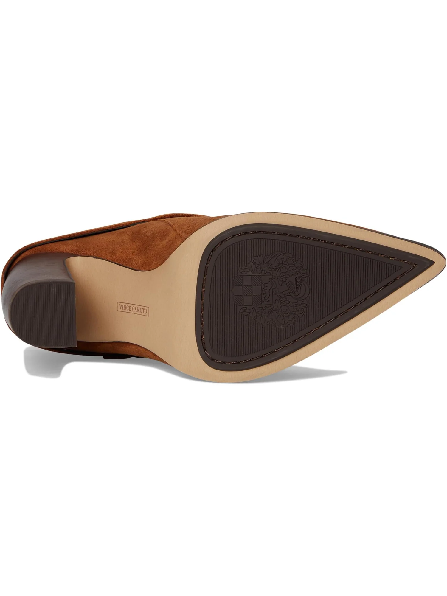 Туфли Vince Camuto Baily High Heel Buckle Mule — изображение 3 из 7, коричневый