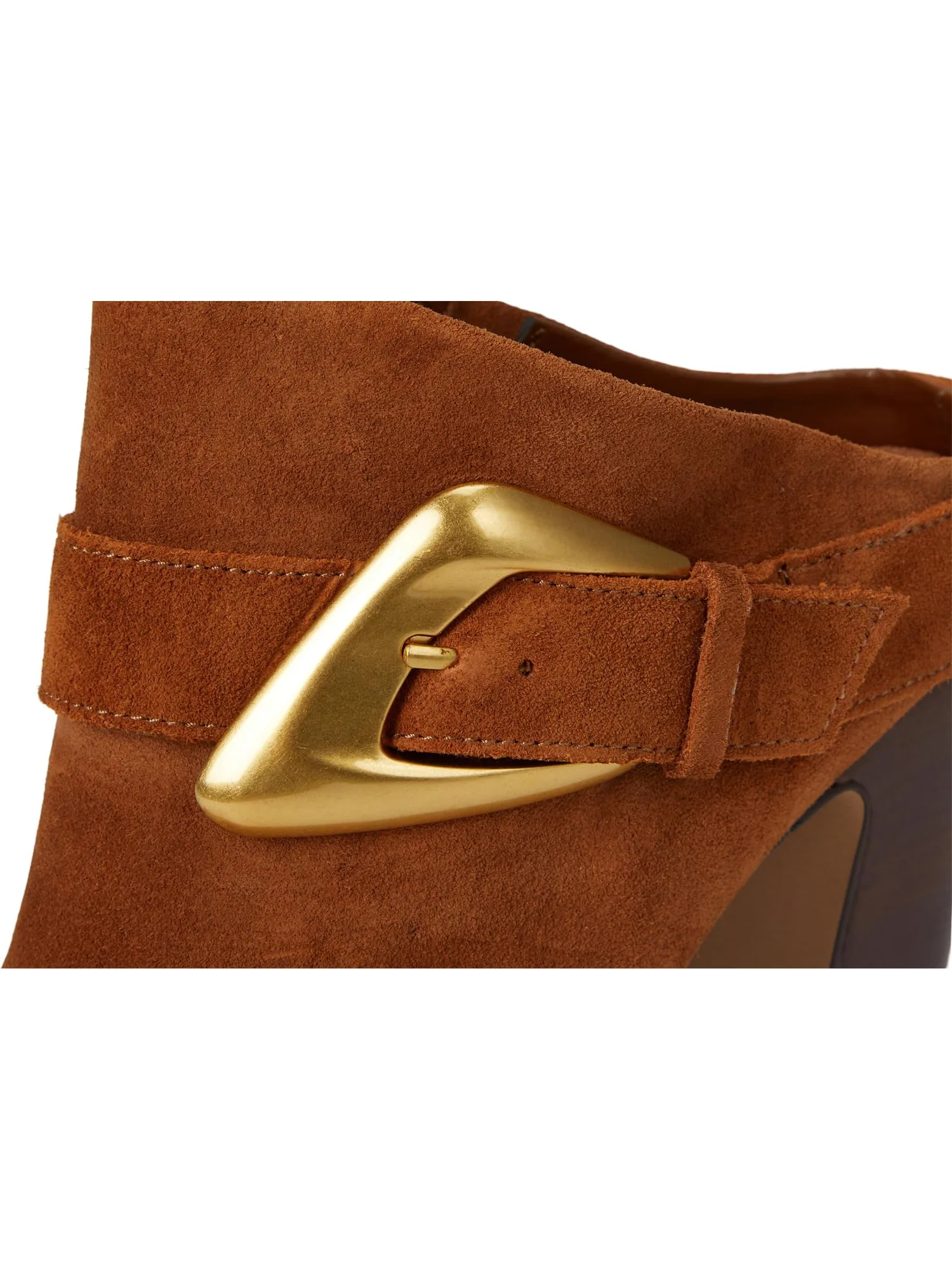 Туфли Vince Camuto Baily High Heel Buckle Mule — изображение 6 из 7, коричневый