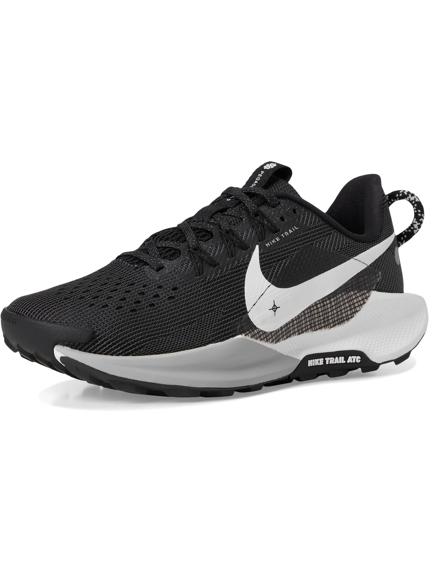 Кроссовки Nike Women's Pegasus Trail 5 — изображение 7 из 7, черный/белый//серый