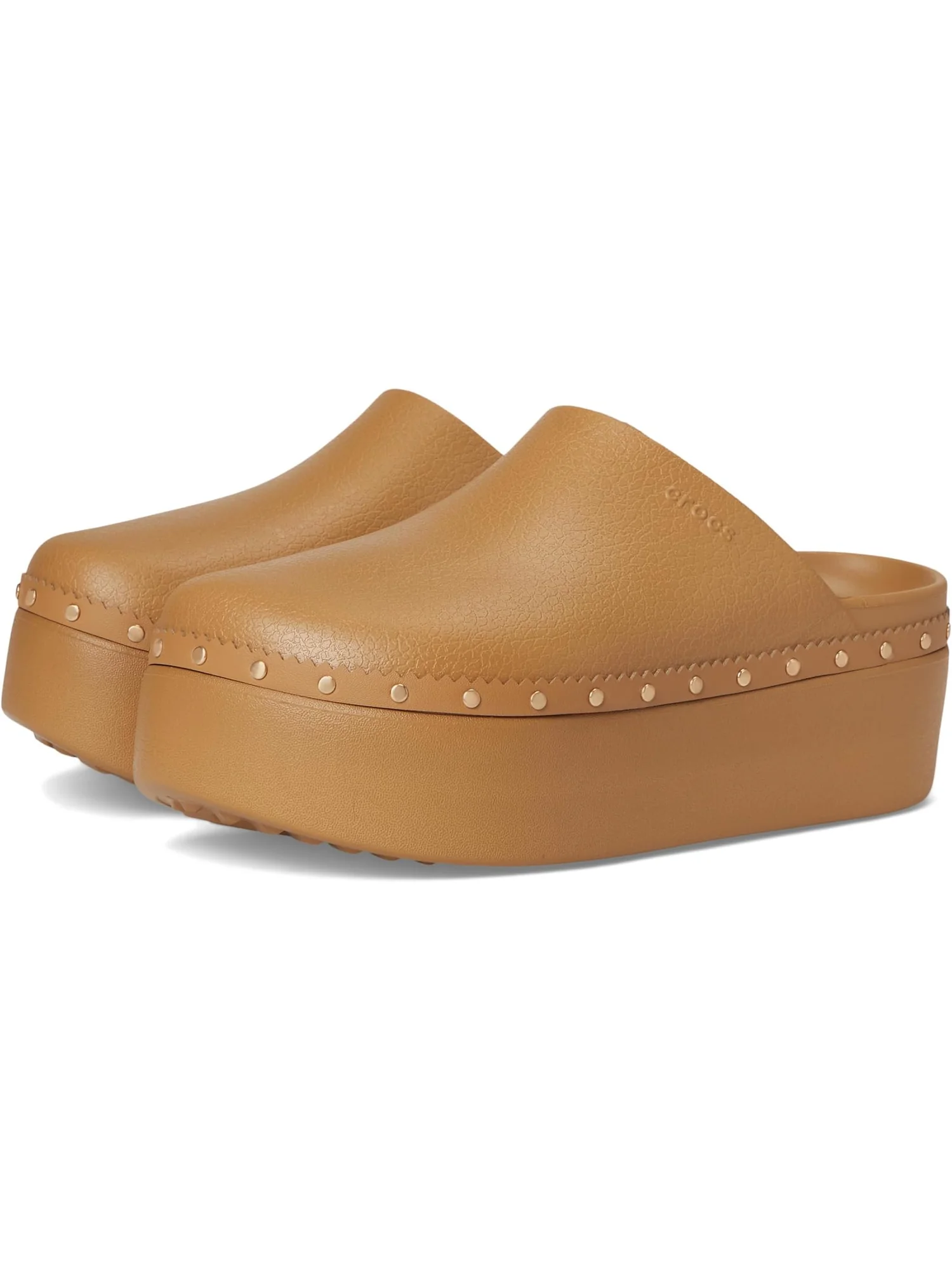 Сабо Crocs Women's Dylan Platform Clog, Mule Platform Shoes — изображение 1 из 7, умбра