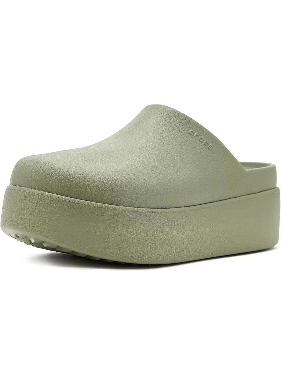 Женские кроксы Dylan Platform Clog, мюли на платформе Crocs, Cargo