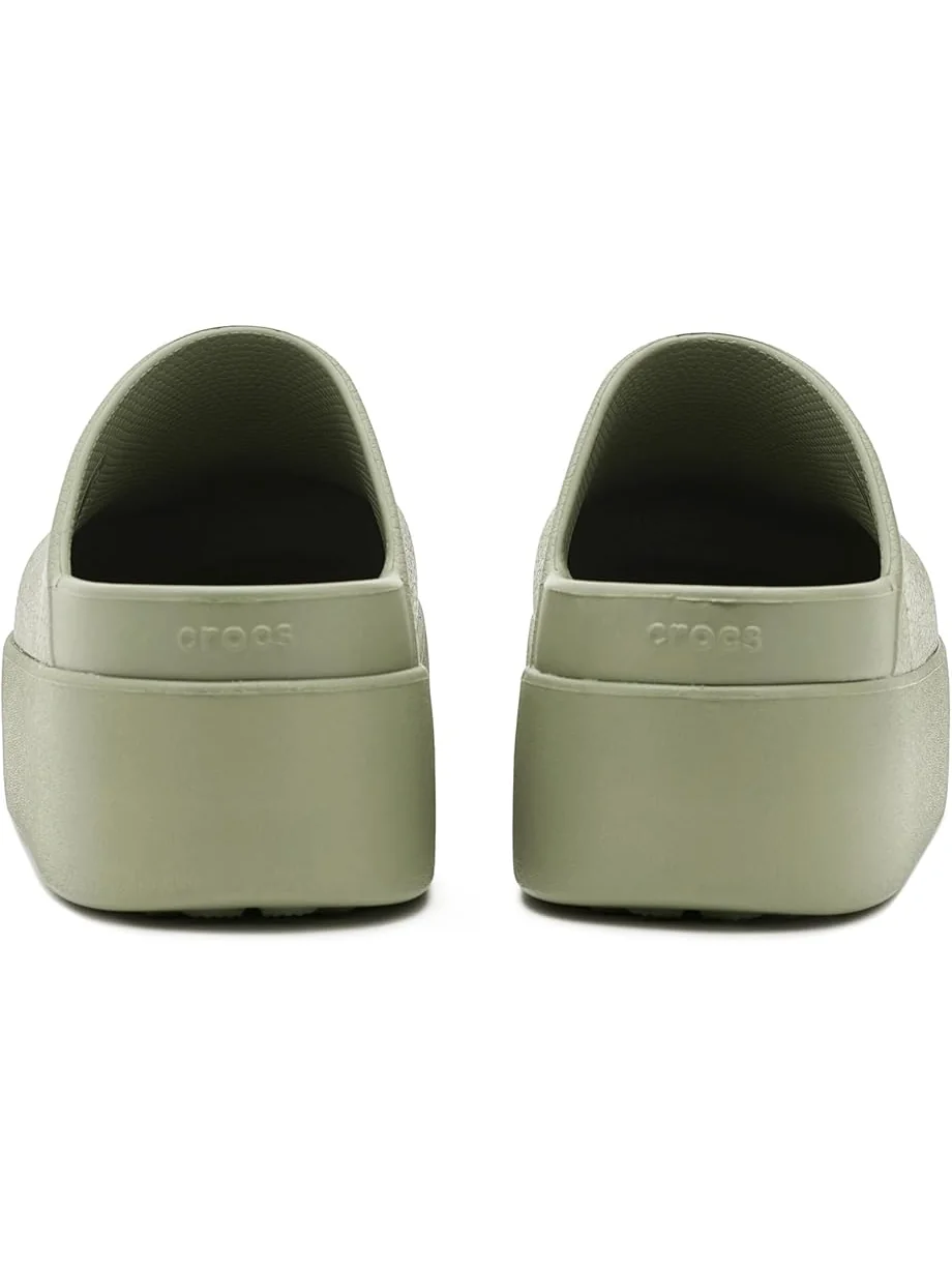 Женские кроксы Dylan Platform Clog, мюли на платформе Crocs, Cargo — изображение 7 из 7, груз