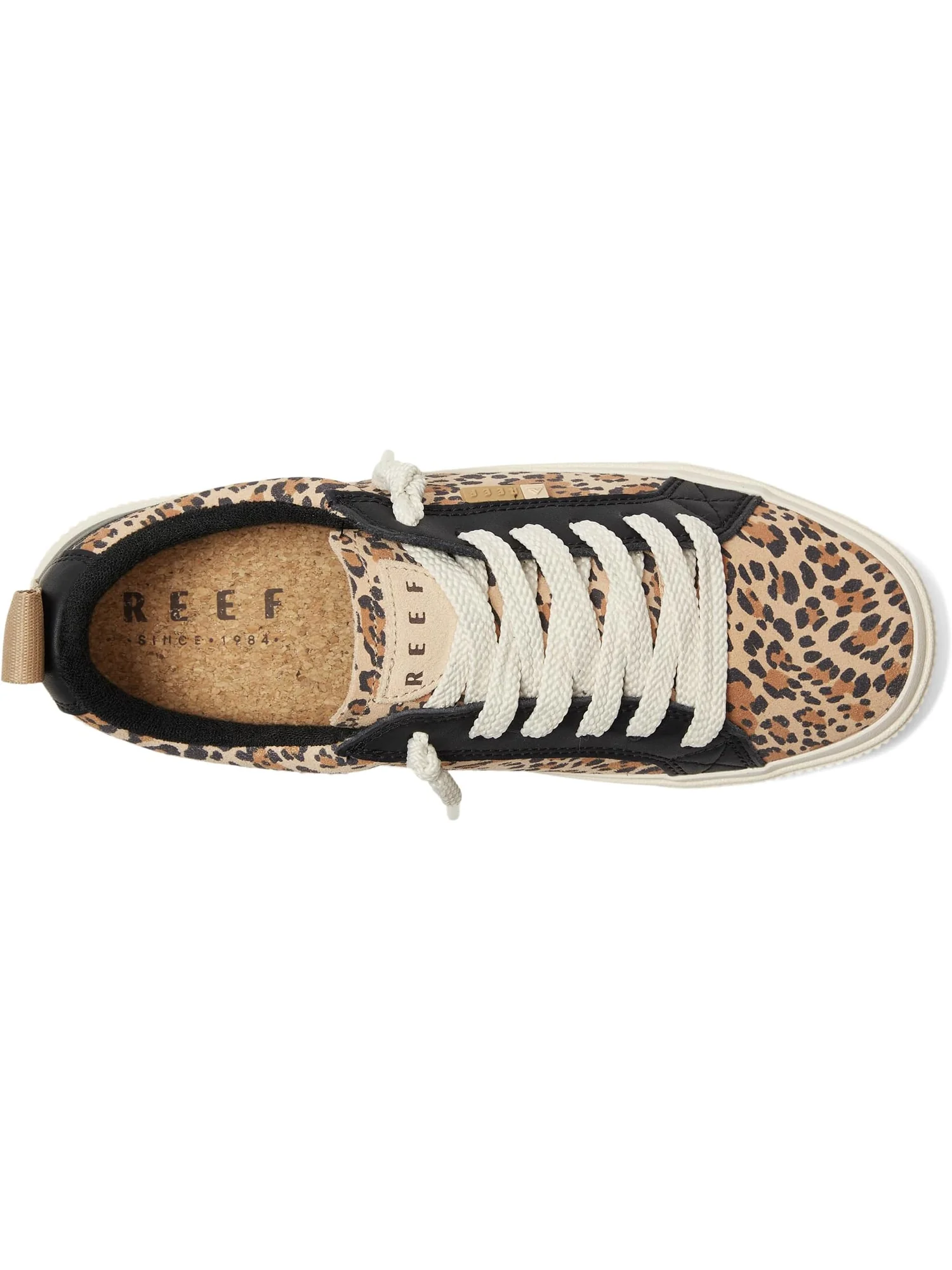 Кроссовки Reef Women's Lay Day Dawn, Leopard Suede — изображение 2 из 7, леопардовый