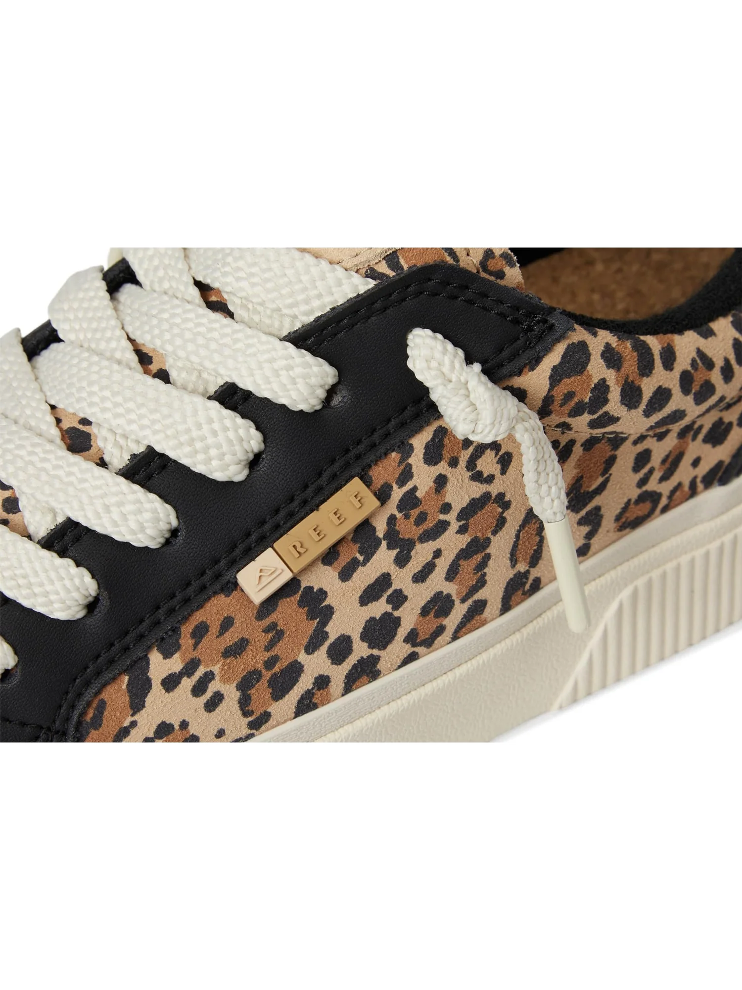 Кроссовки Reef Women's Lay Day Dawn, Leopard Suede — изображение 6 из 7, леопардовый
