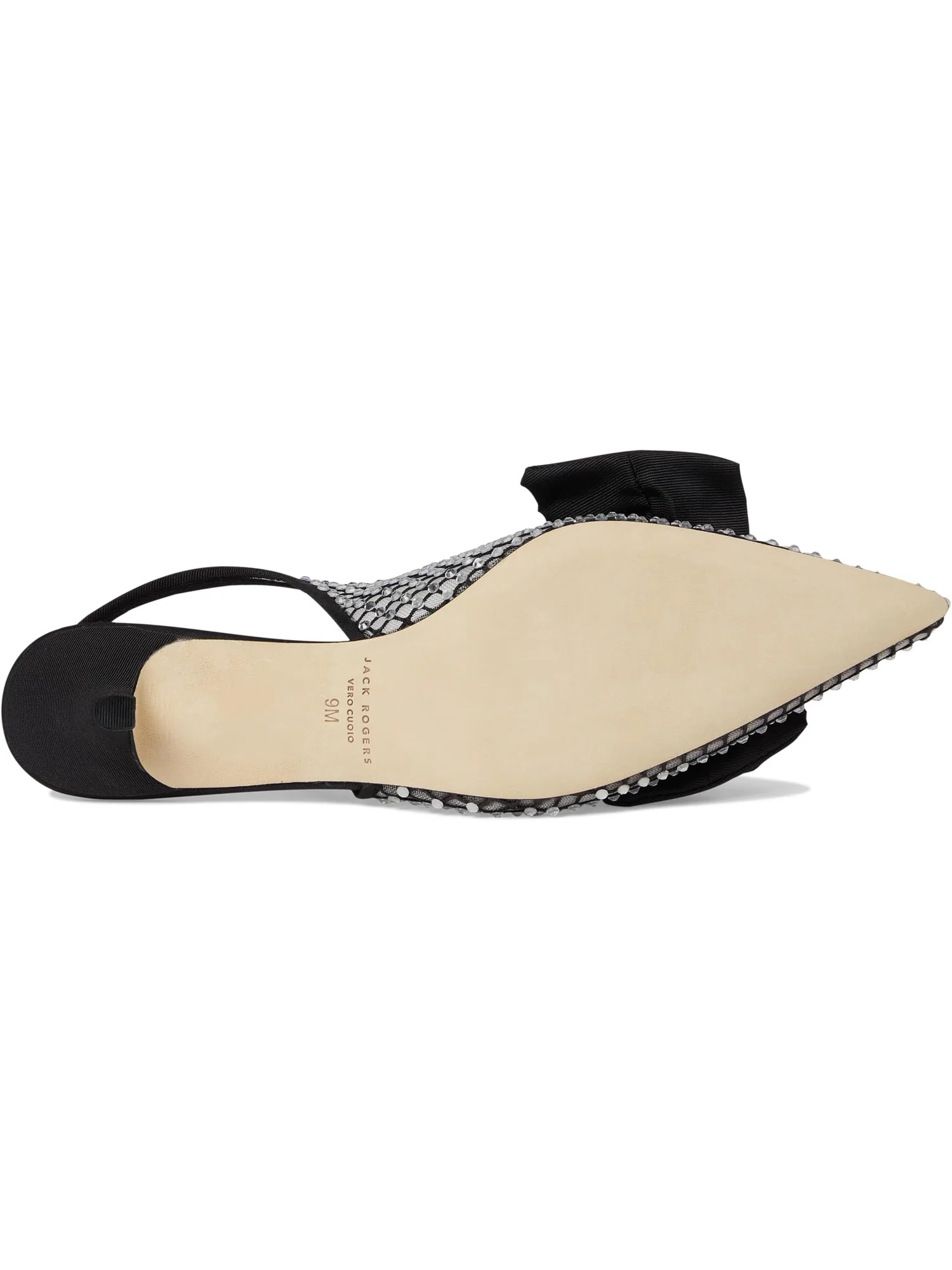 Туфли Jack Rogers Women's Debra Jeweled Slingback — изображение 3 из 7, черный/черный