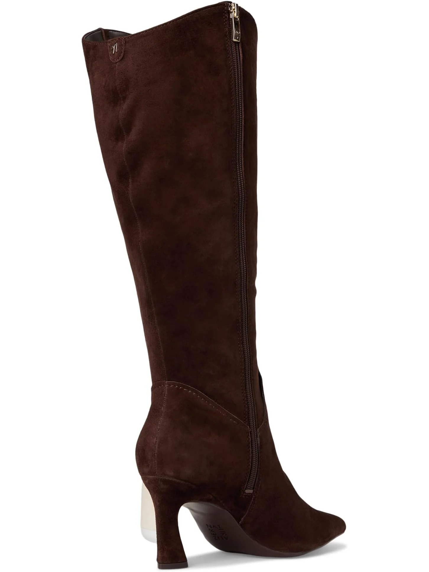 Ботинки Naturalizer Women's Emily Wide Calf Knee High Boots — изображение 5 из 7, коричневый