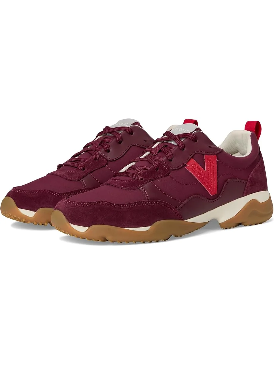 Женские кроссовки VIONIC Walk Slim Glide, Cherry Jubilee Leather/Suede